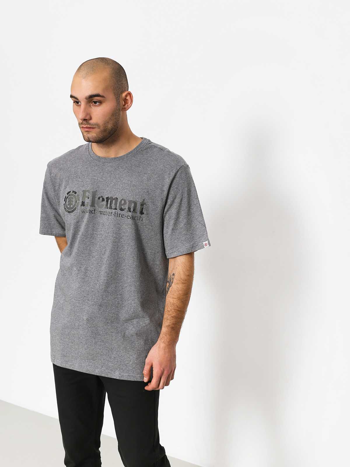 Element Bark Horizontal T-shirt (grey heather)
