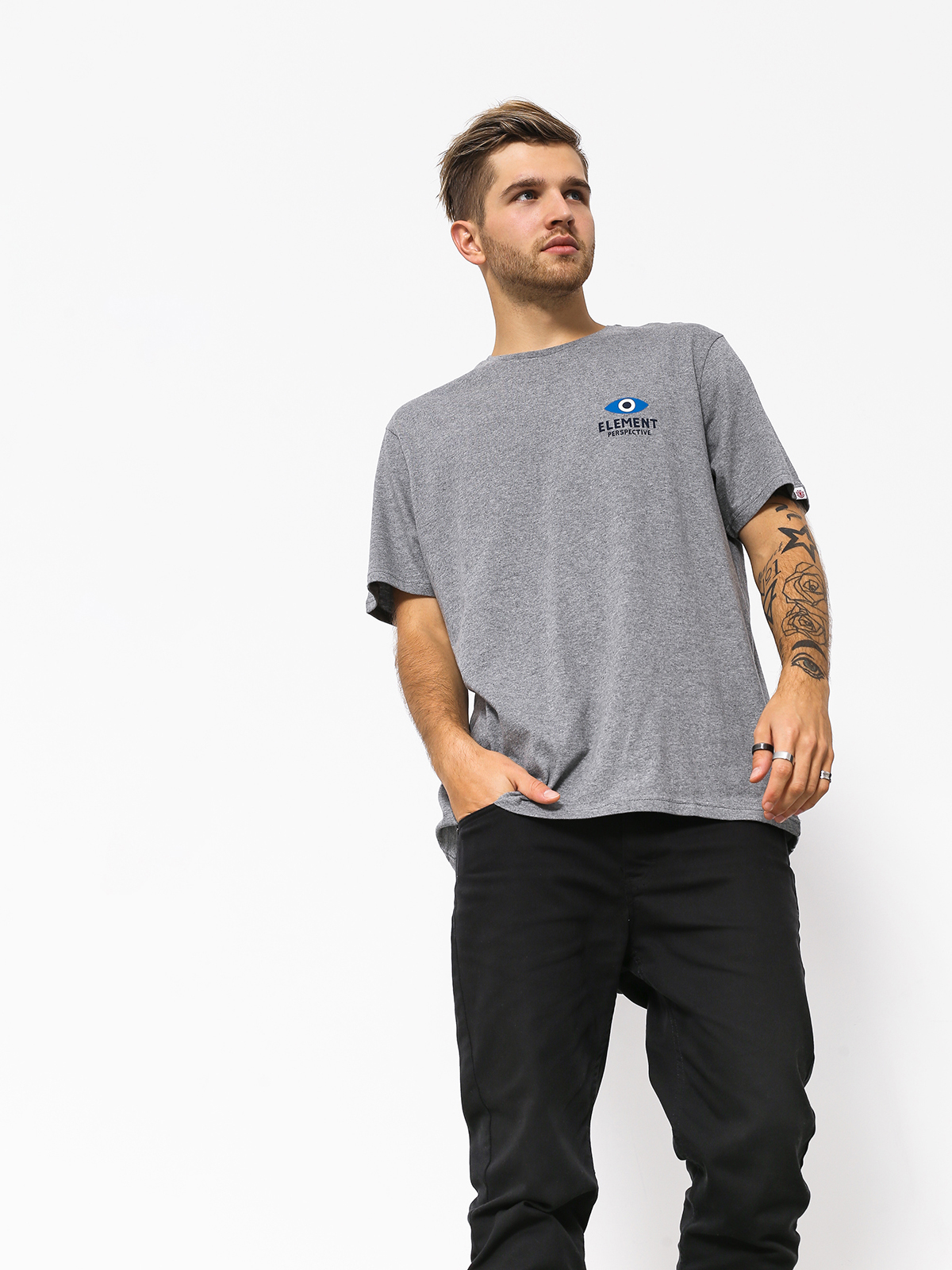 Element T-shirt About Face (grey heather)