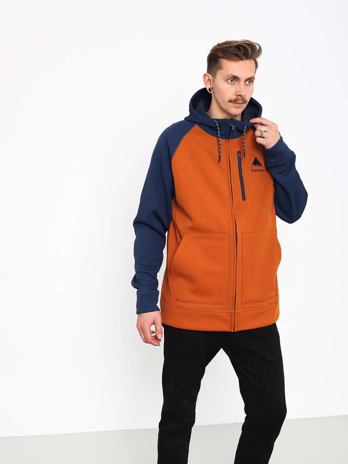 Mens Burton Crown Bndd ZHD Active sweatshirt (adobe/modigo)