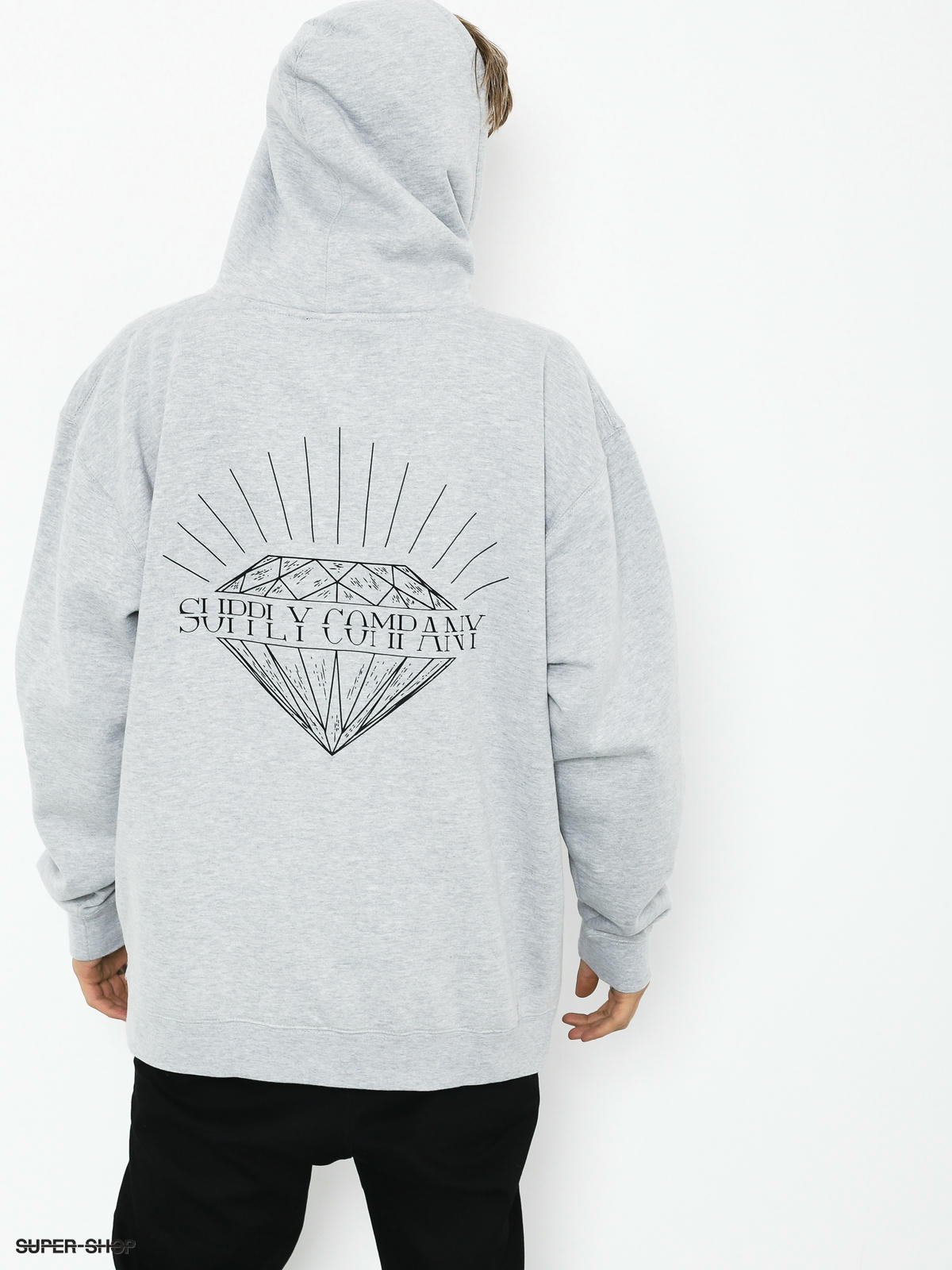 Diamond supply co 2025 grey hoodie