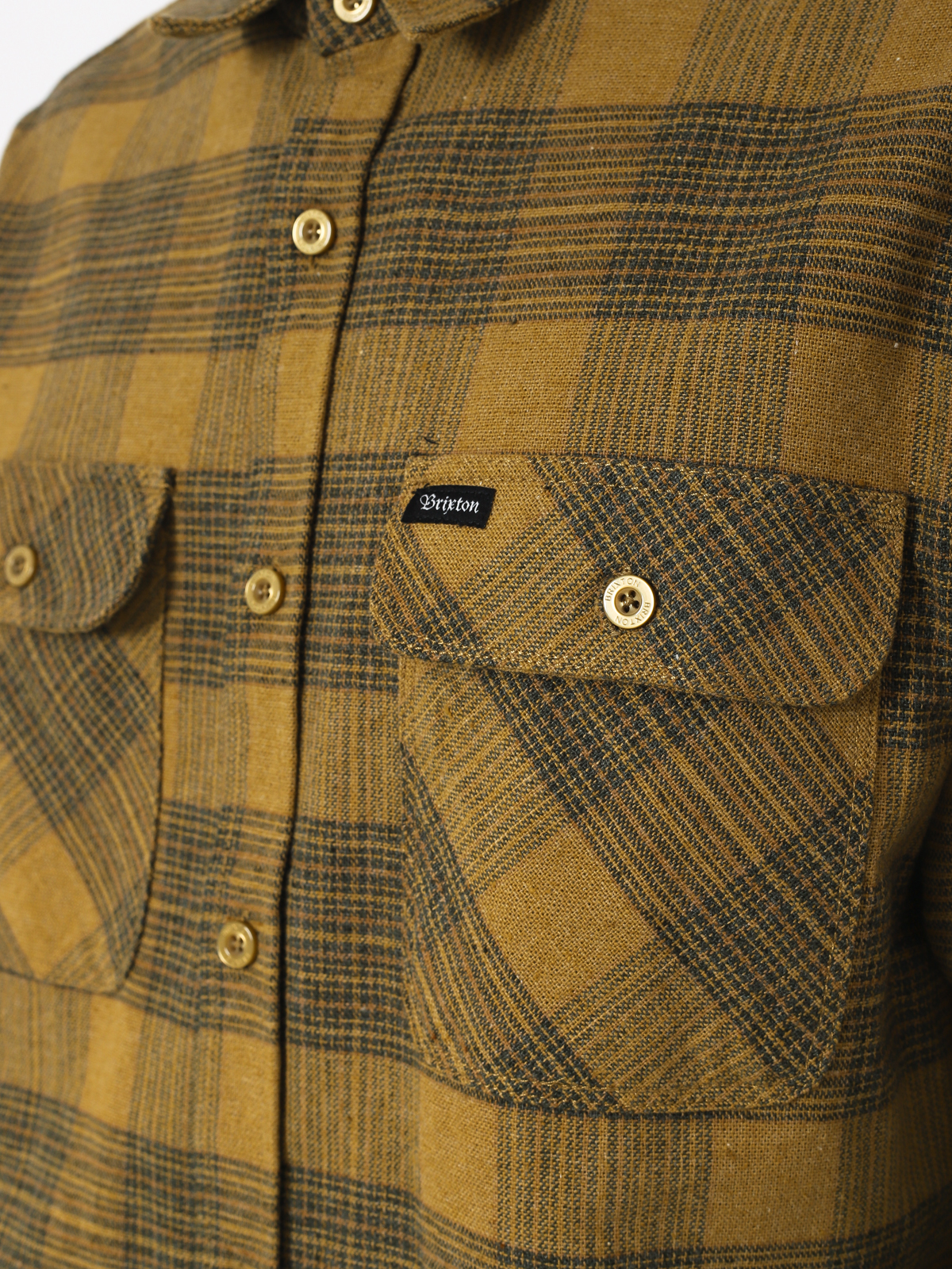 Brixton Bowery Ls Shirt (avocado)