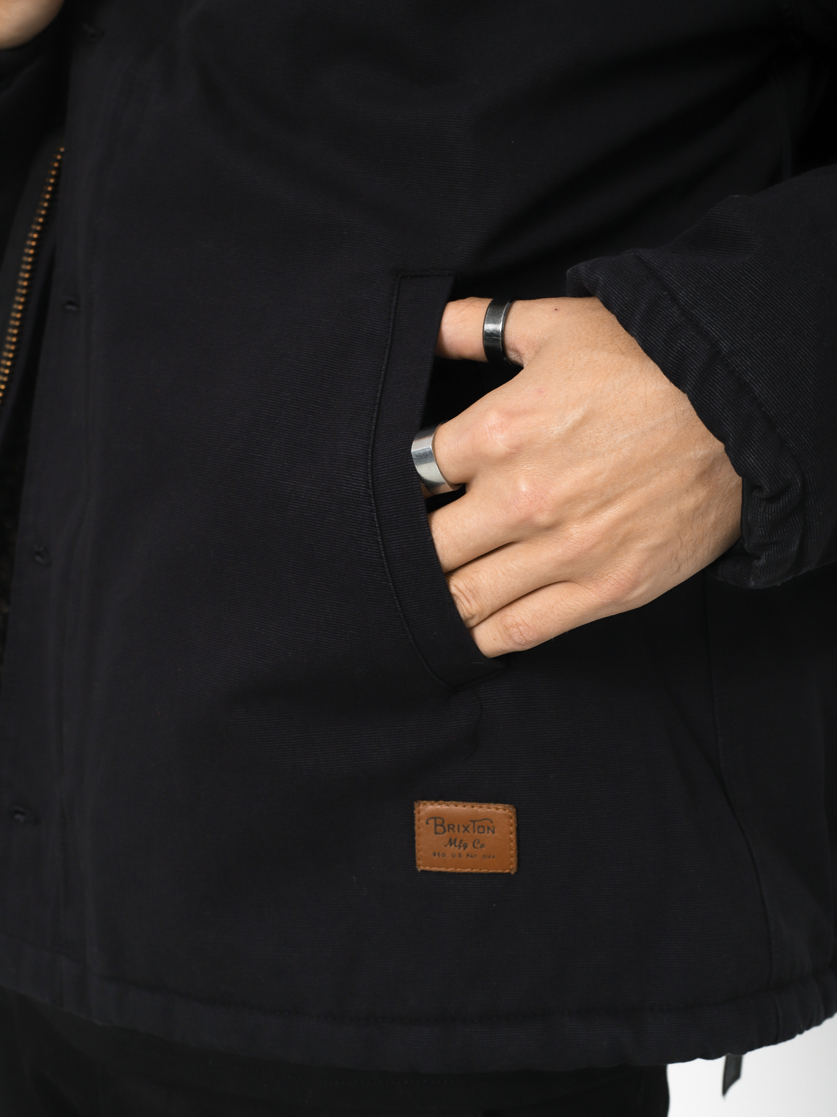 Brixton Mast Jacket (black/brown)