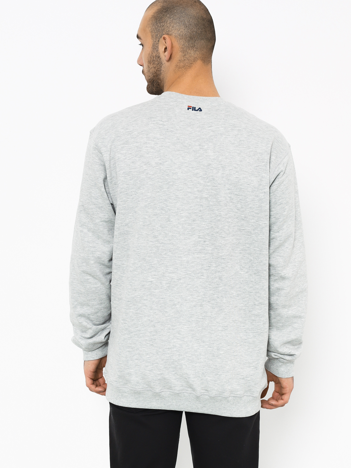 Fila panel logo crew sweatshirt hotsell