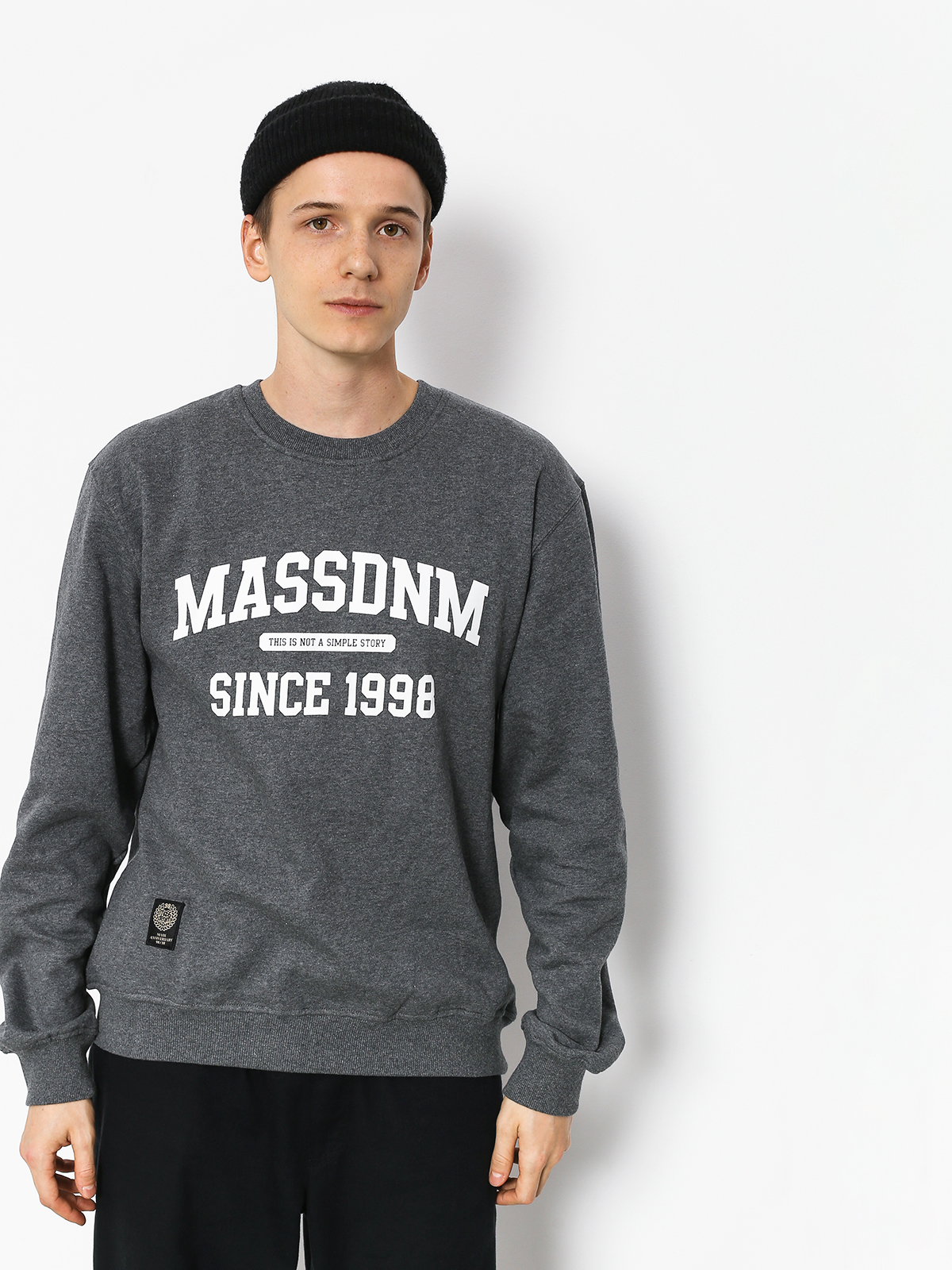 MassDnm Campus Sweatshirt (dark heather grey)