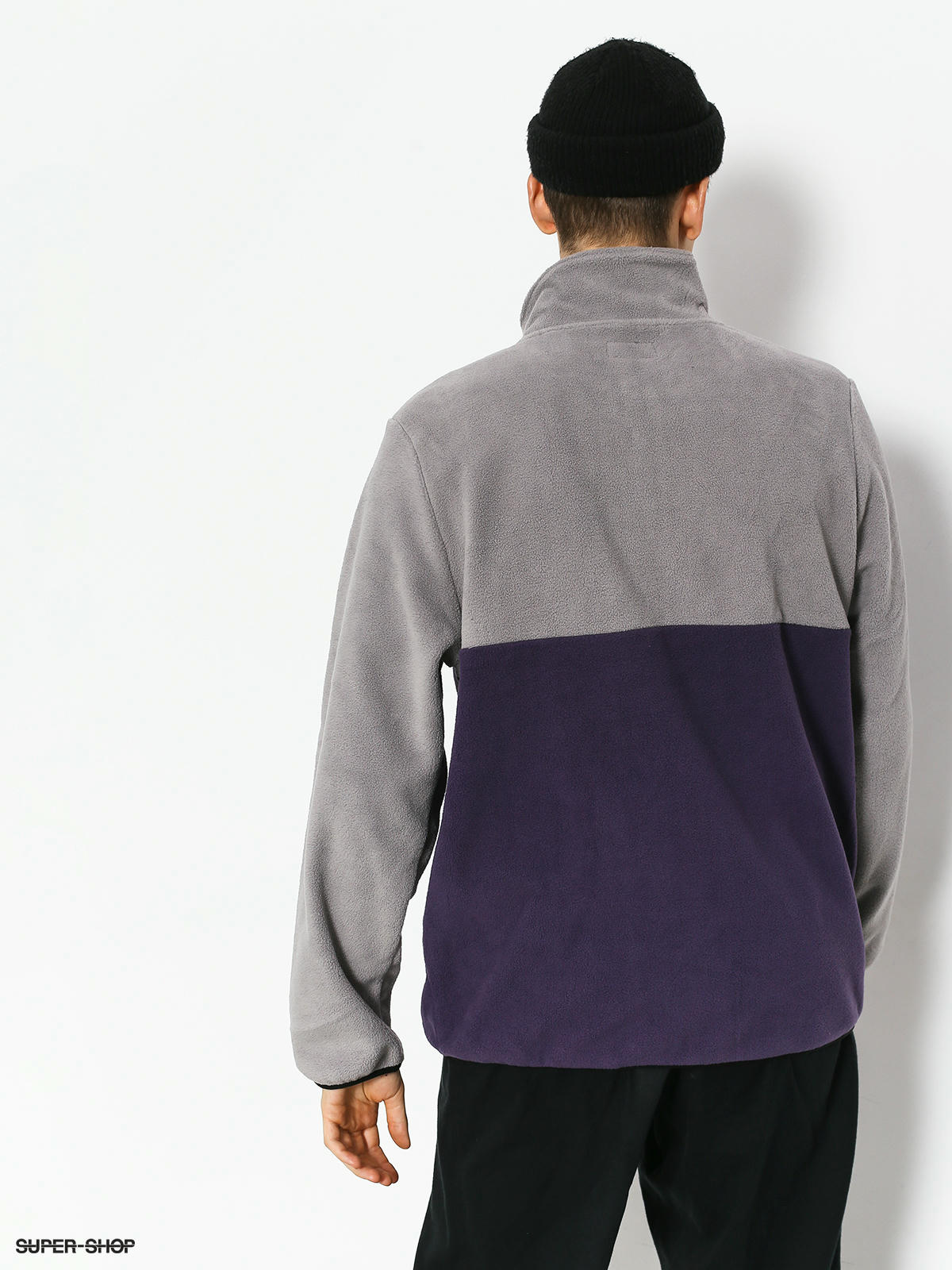 Mens RipNDip Castanza Half Zip Fleece (grey)