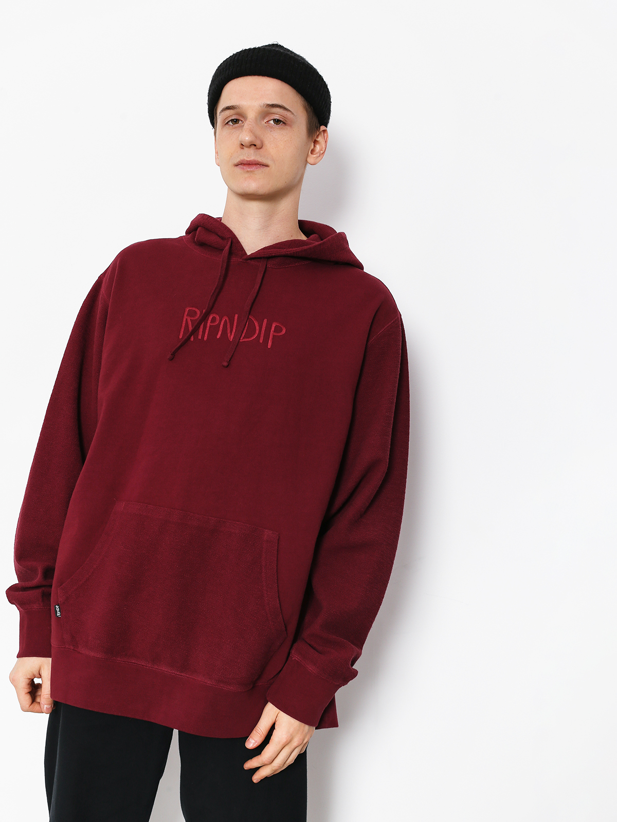 ripndip tonal loopback hoodie