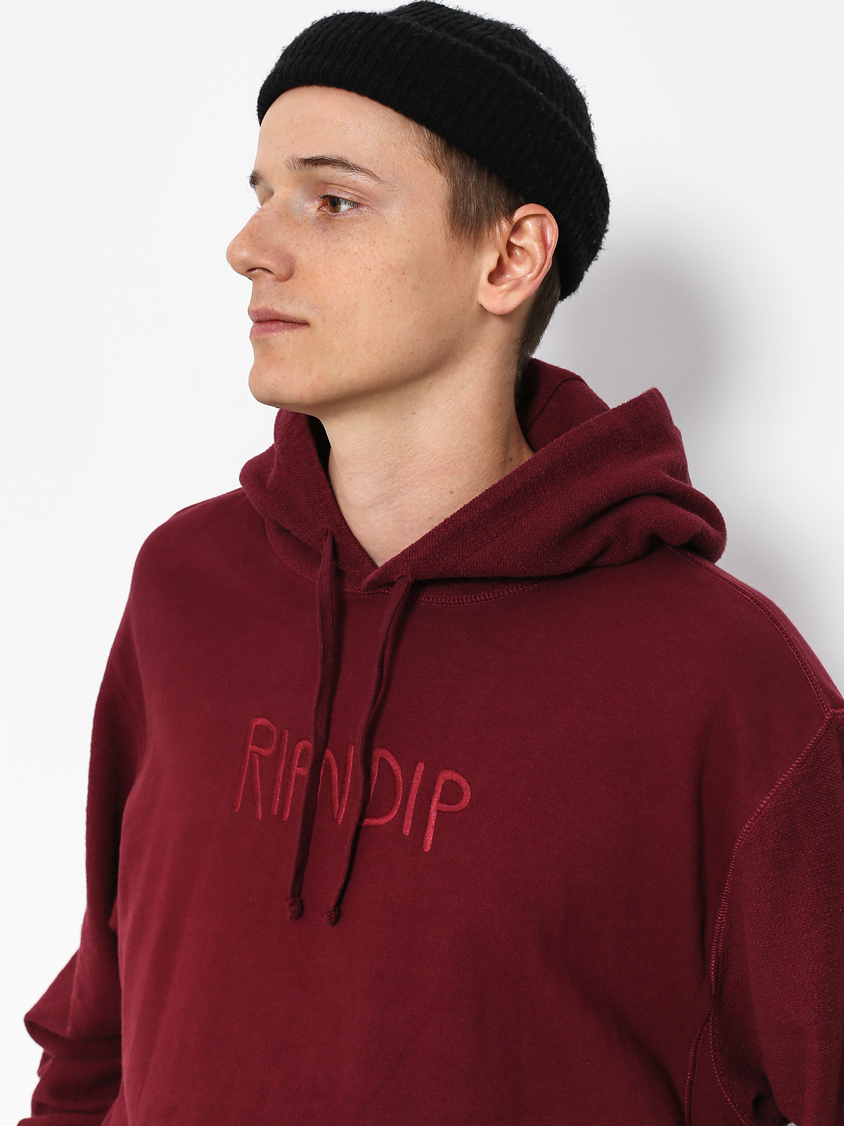 ripndip tonal loopback hoodie