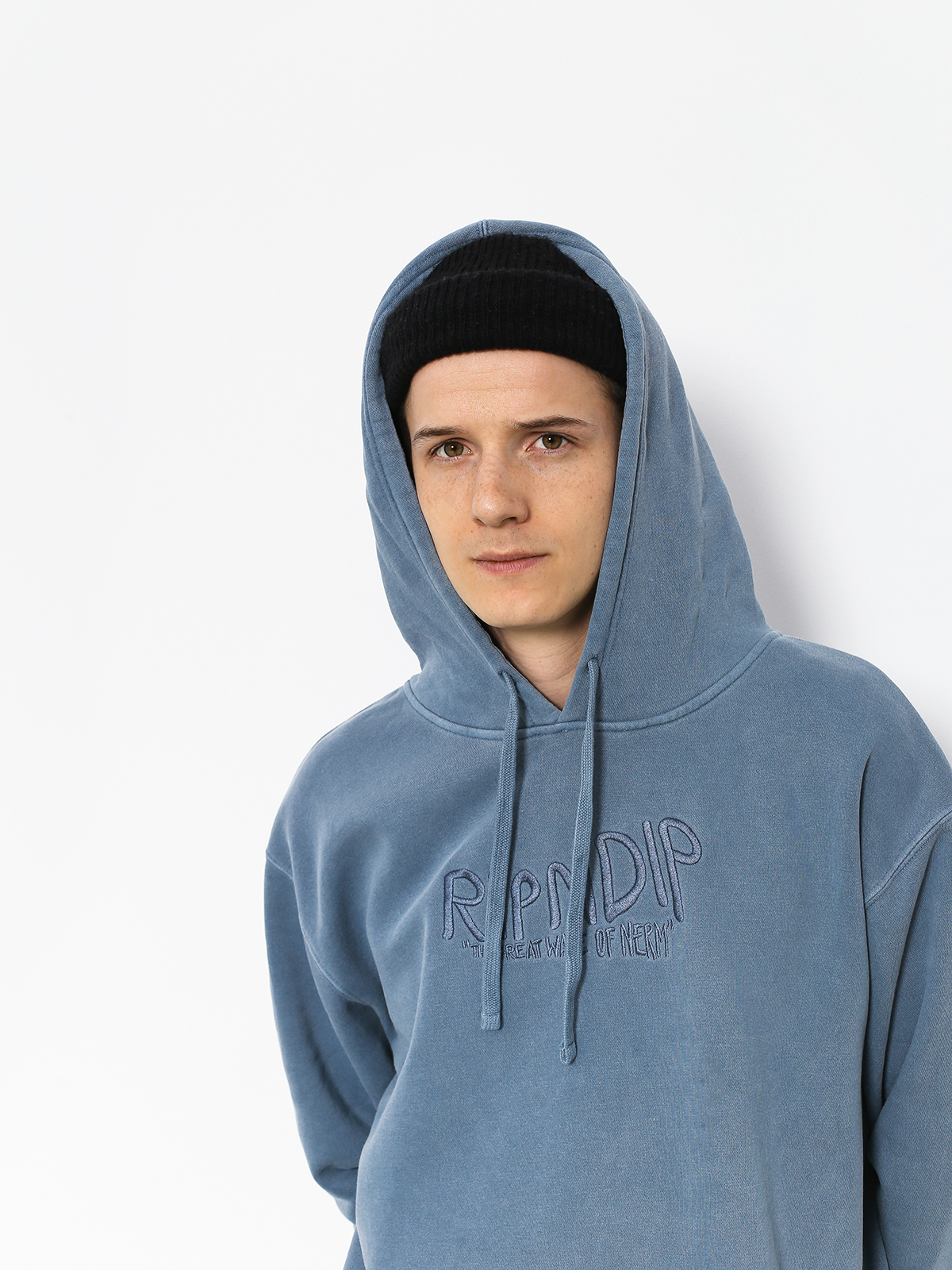 RipNDip Great Wave Of Nerm HD Hoodie (baby blue)