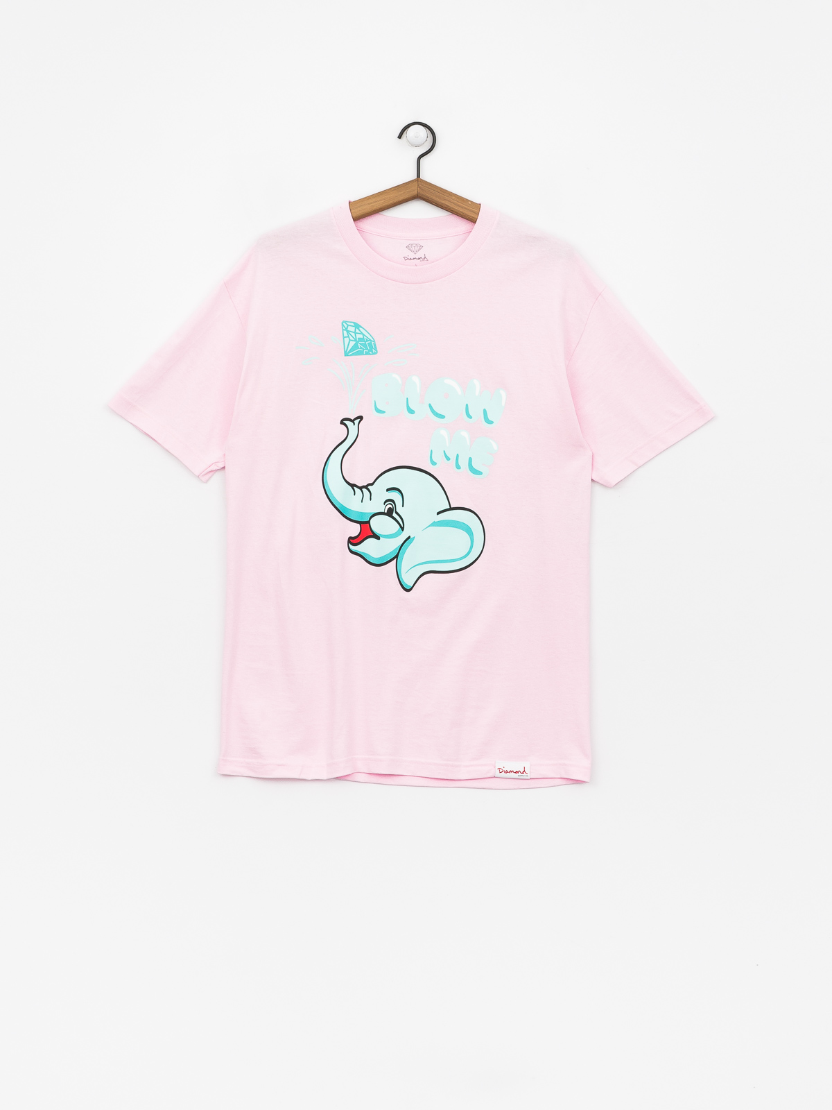 Diamond Supply Co. Blow Me T-shirt (pink)