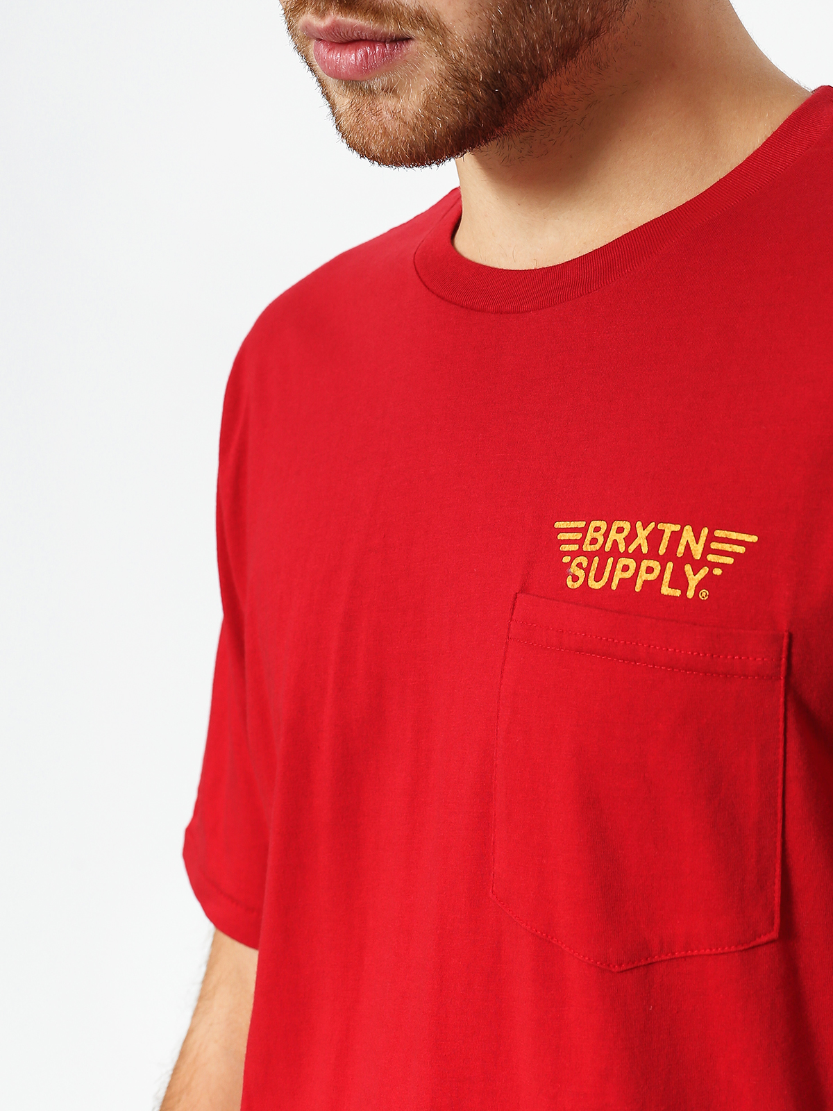 Brixton Pinion Pkt T-shirt (cayenne)