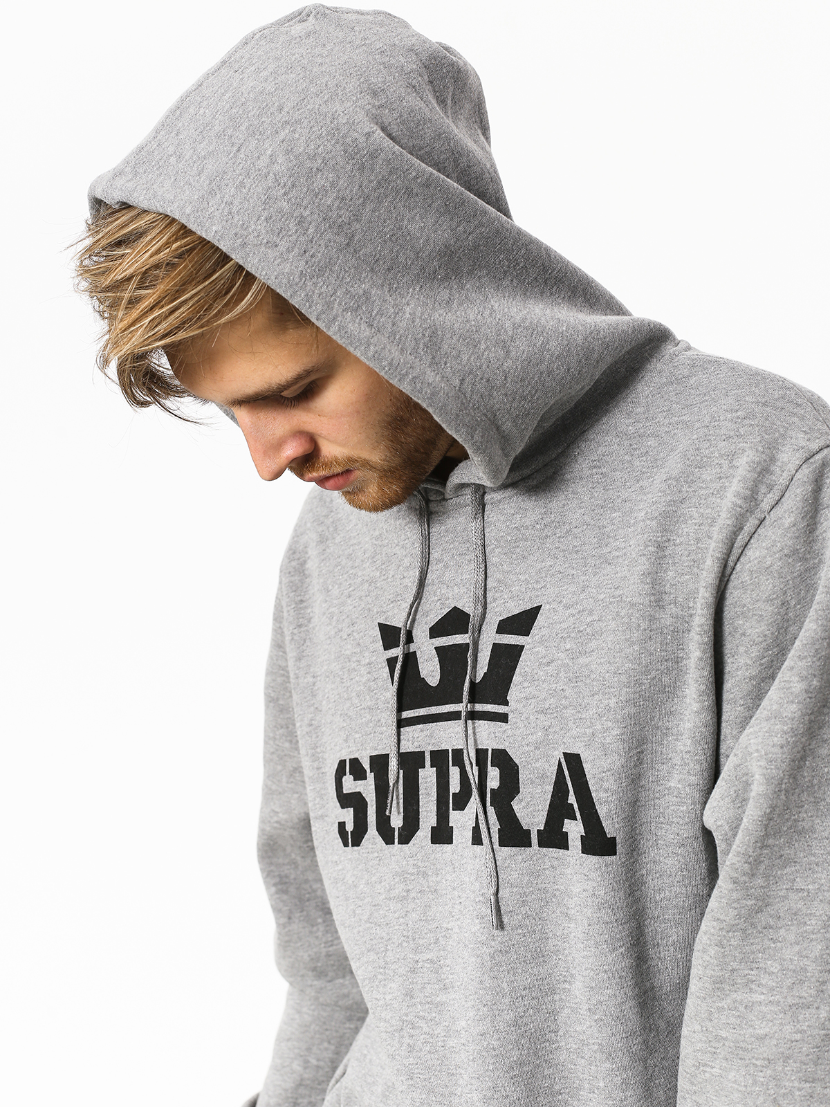 Supra Above HD Hoodie (grey heather/black)