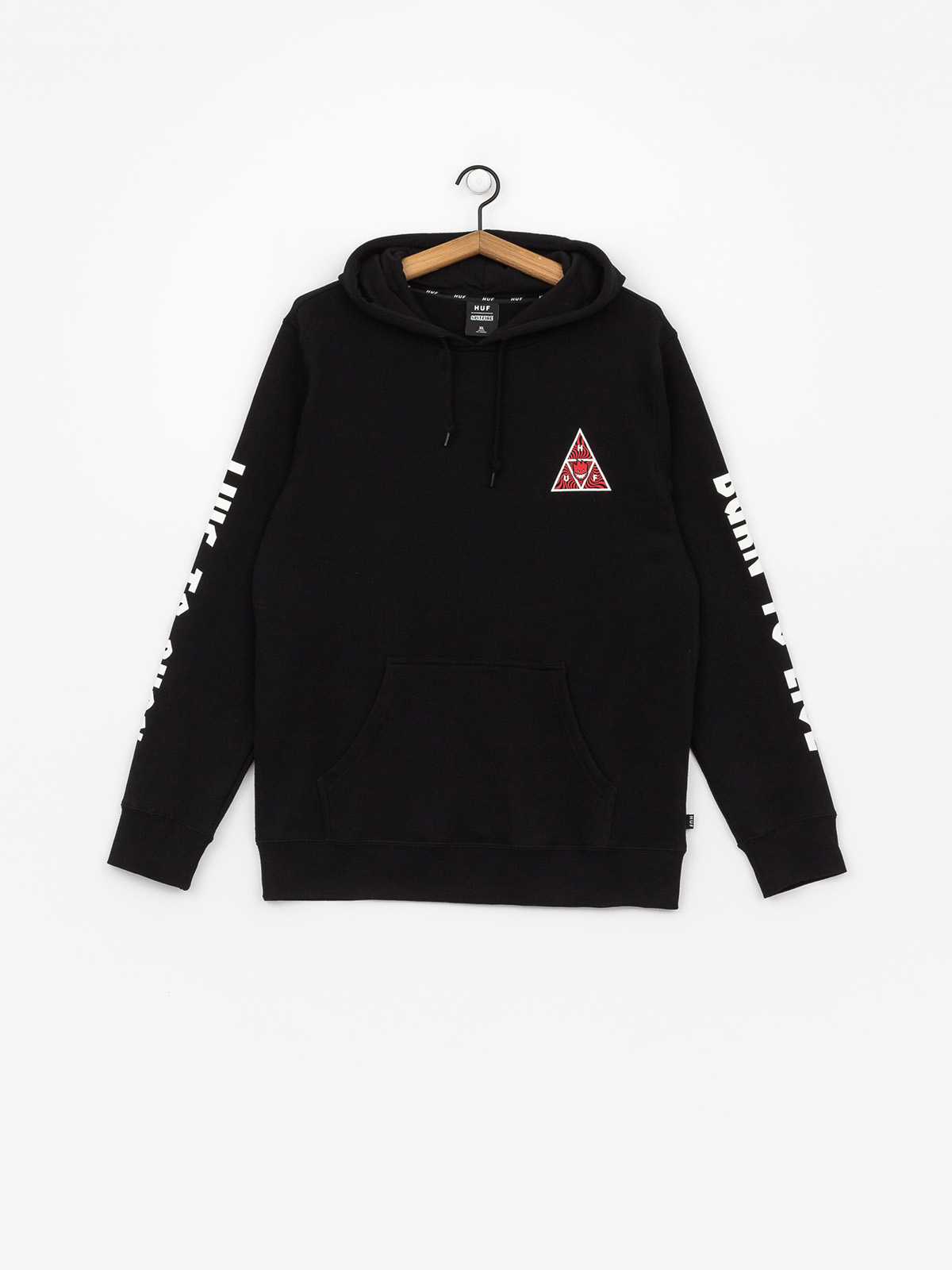 Spitfire HUF Triangle HD Hoodie black black