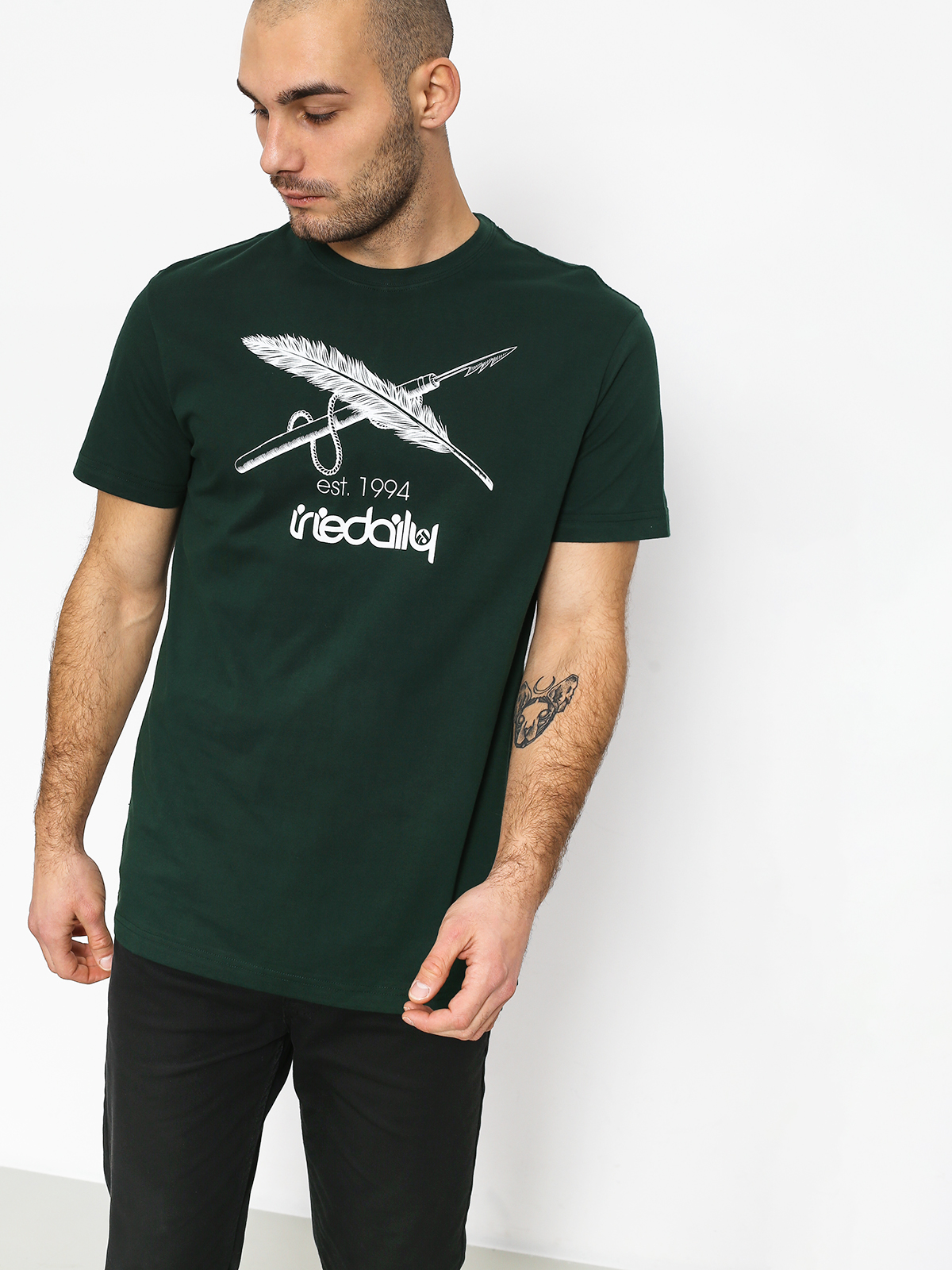 Iriedaily Harpoon Flag T-shirt (hunter)