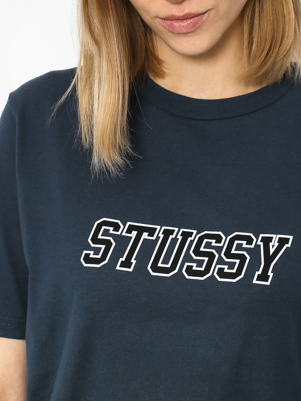 Stussy T-shirt College Tee Wmn (ink)