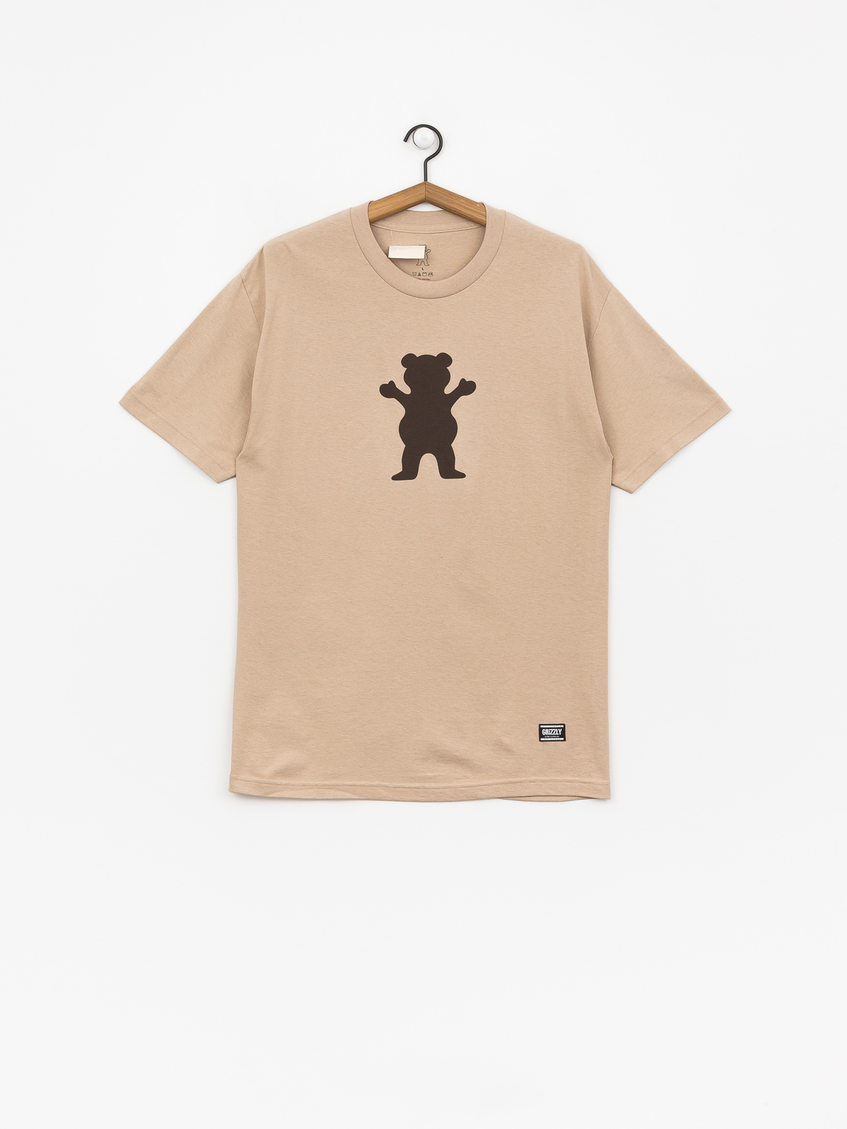 Grizzly Griptape Og Bear Basic Tee T-shirt (sand)