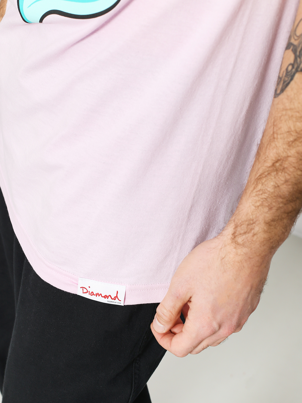 Diamond Supply Co. Blow Me T-shirt (pink)