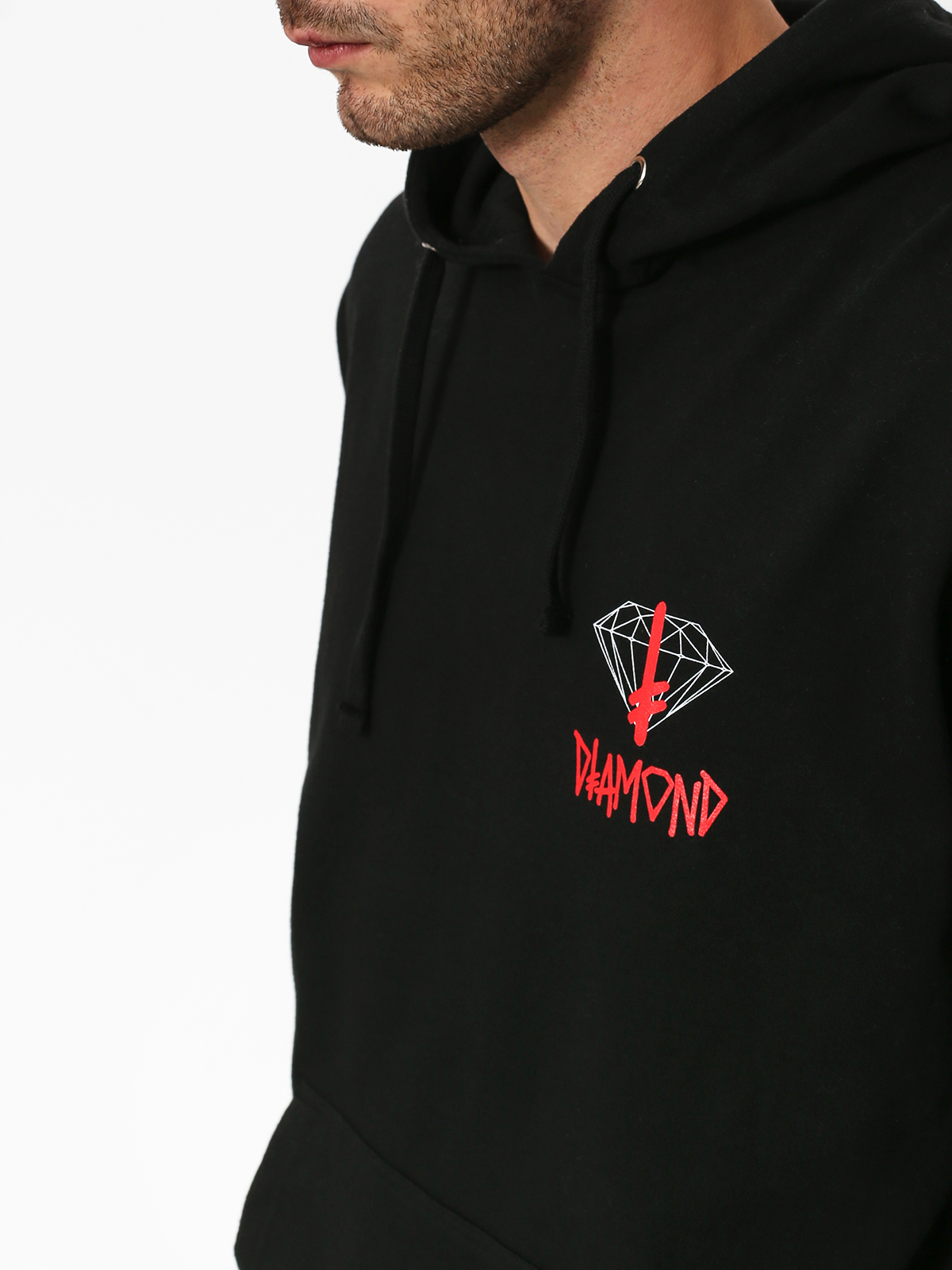 Diamond Supply Deathwish Sign HD Hoodie black (black)