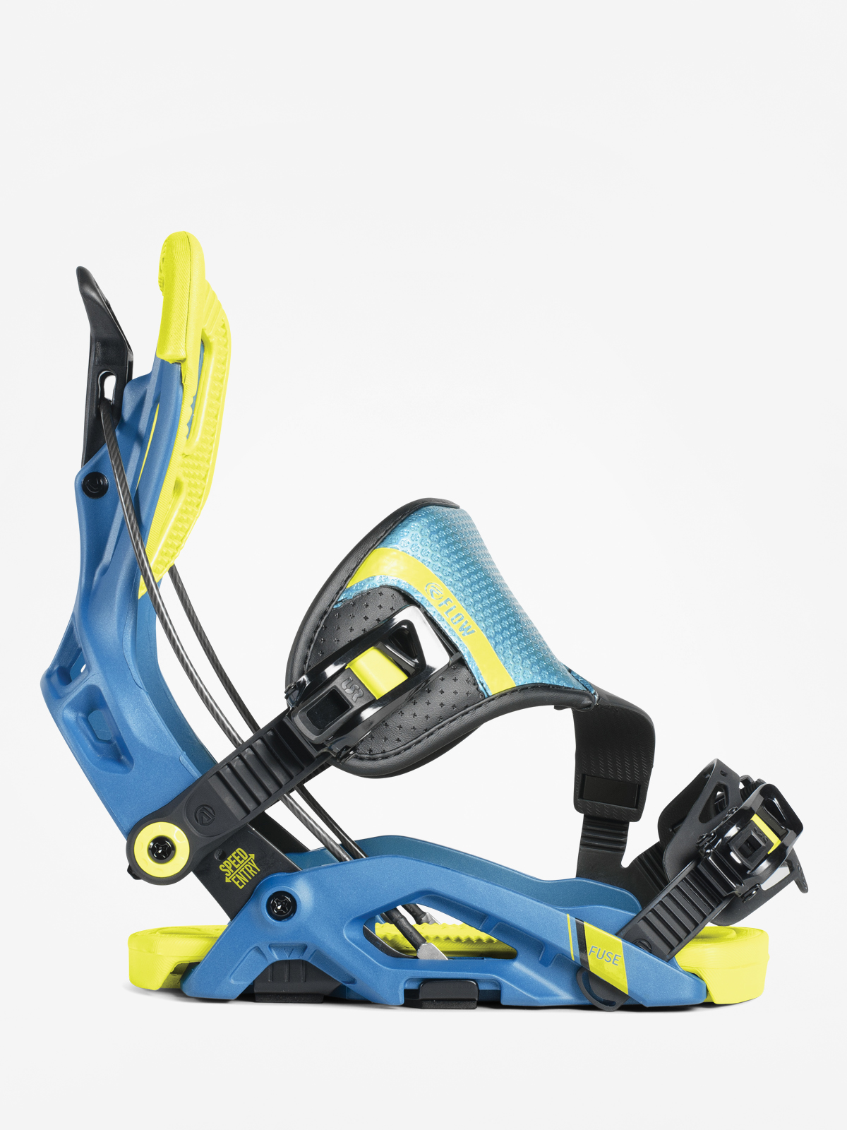 Flow Fuse Hybrid Snowboard bindings - multicolor (neon)