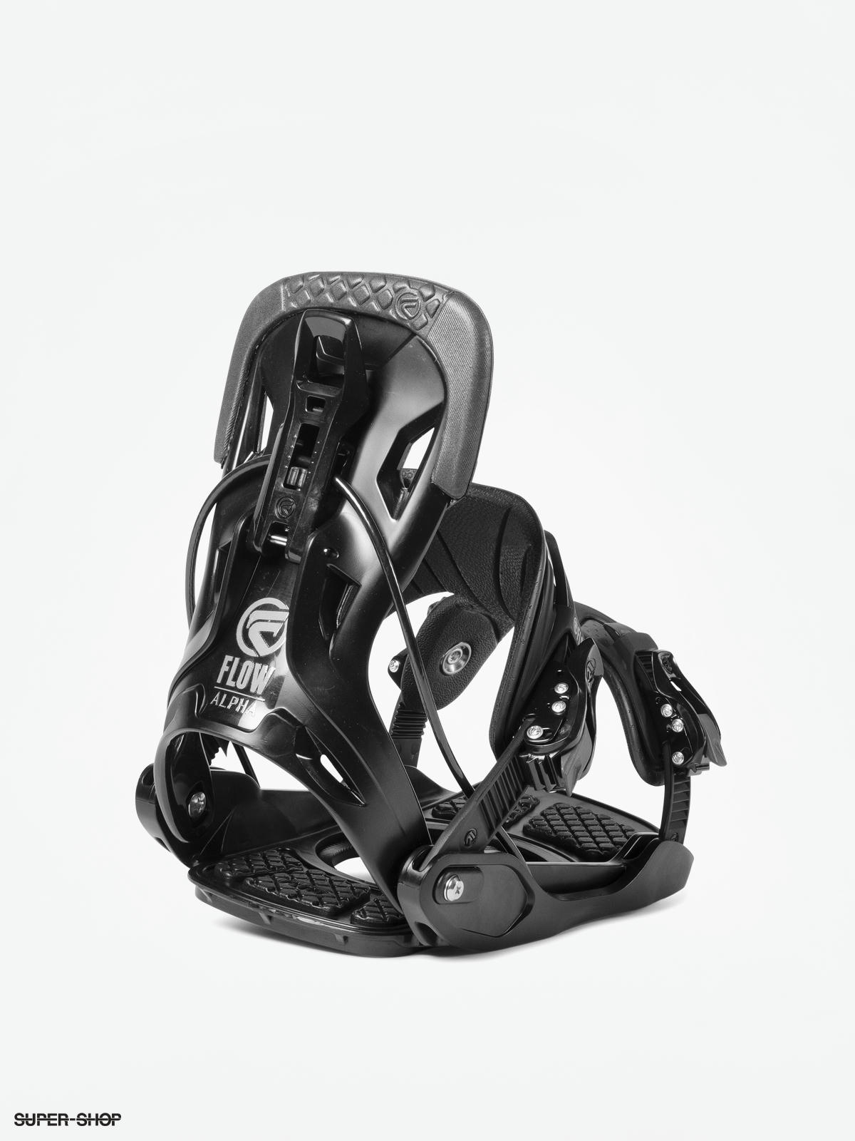 Mens Flow Alpha Snowboard bindings (black)