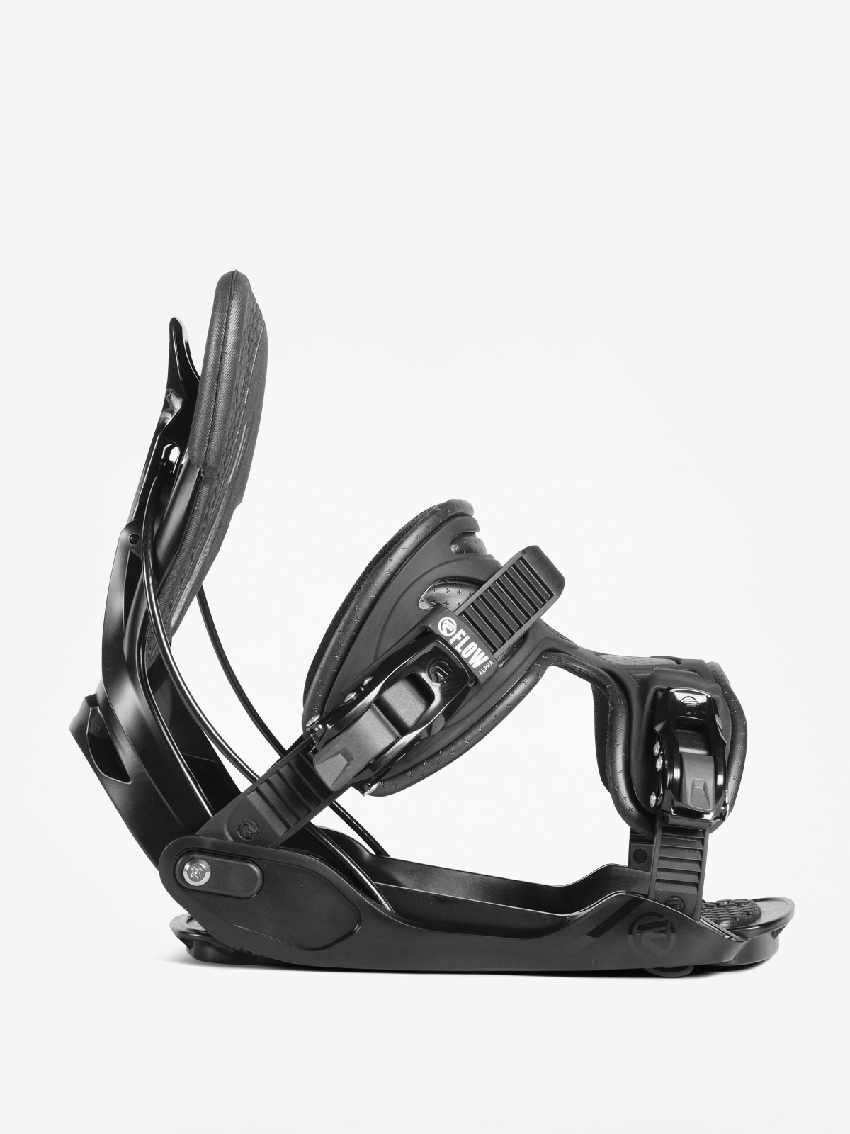 Flow Alpha Snowboard bindings - black (black)