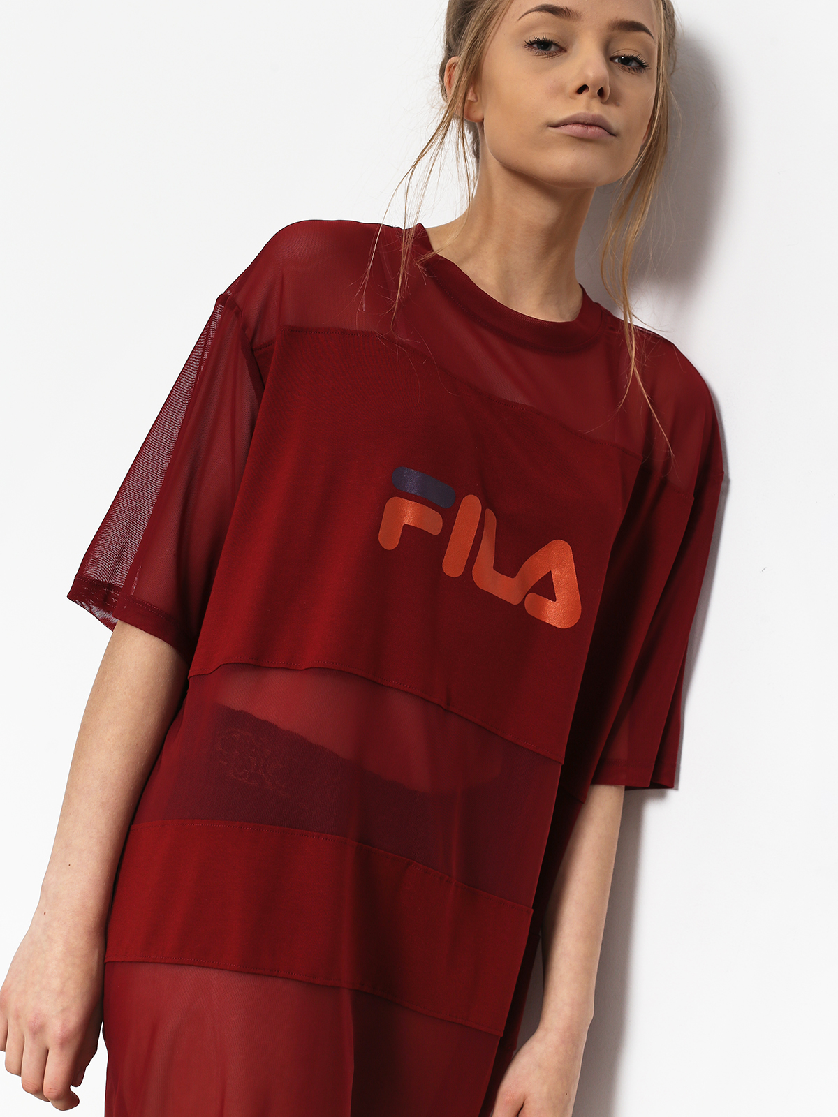 Fila Emily Tee Dress Dress Wmn (merlot)