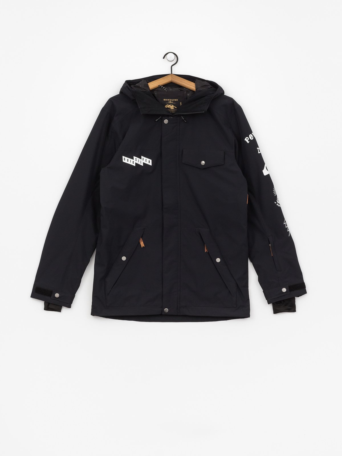Herren Quiksilver In The Hood Snowboardjacke (black)