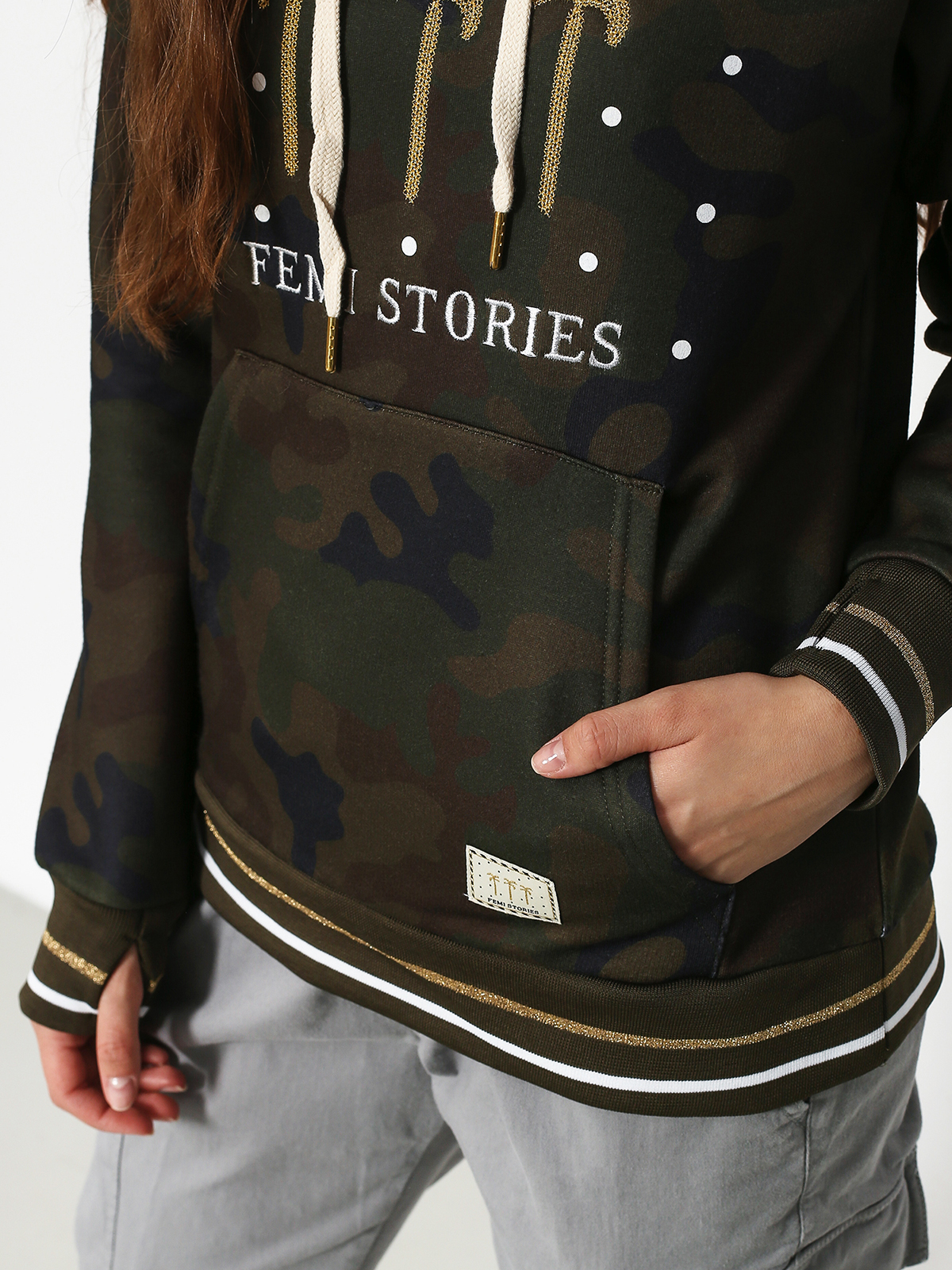 Femi Stories Blend HD Hoodie Wmn (cmo)