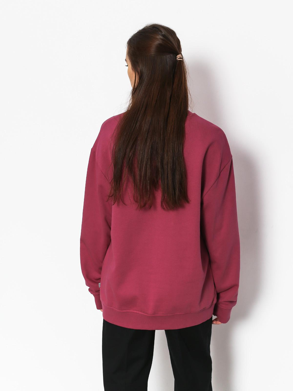 overtime rose crew sweater