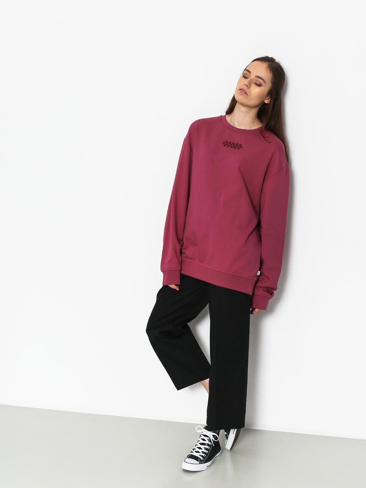 overtime rose crew sweater