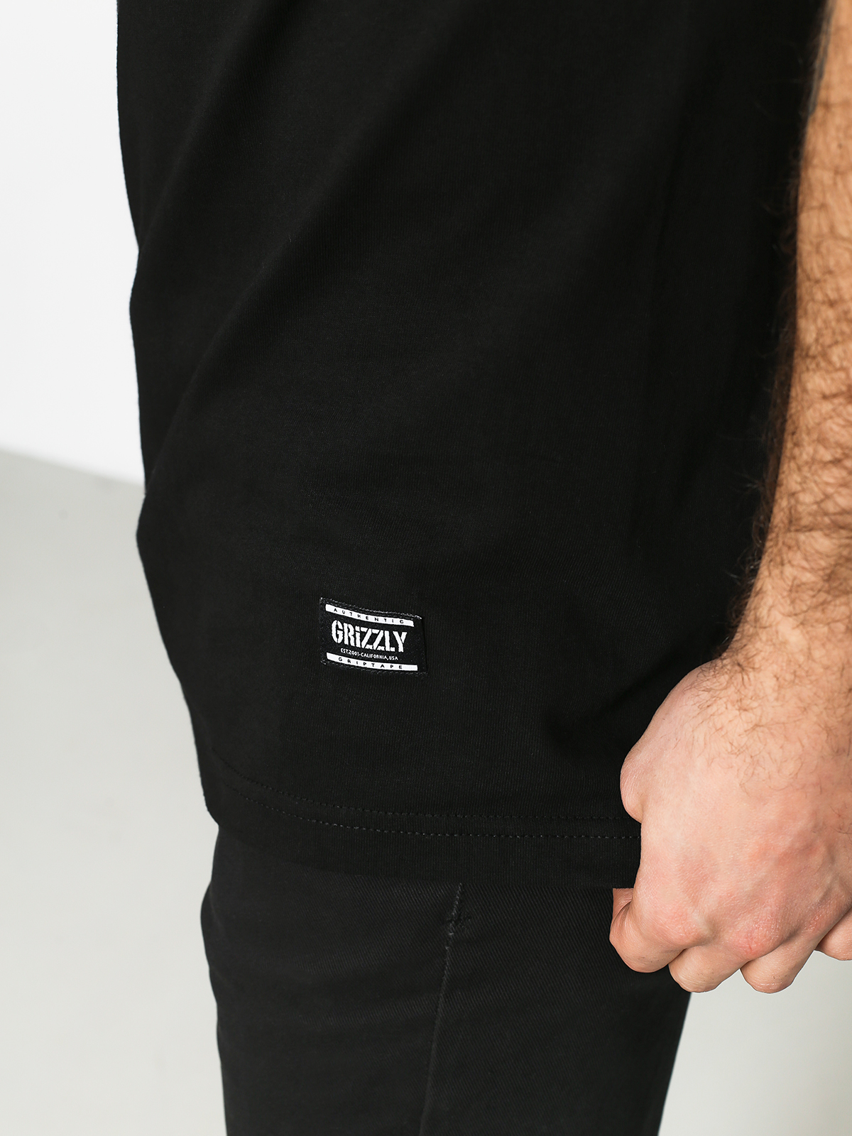 Grizzly Griptape Lowercase Tee T-shirt (black)