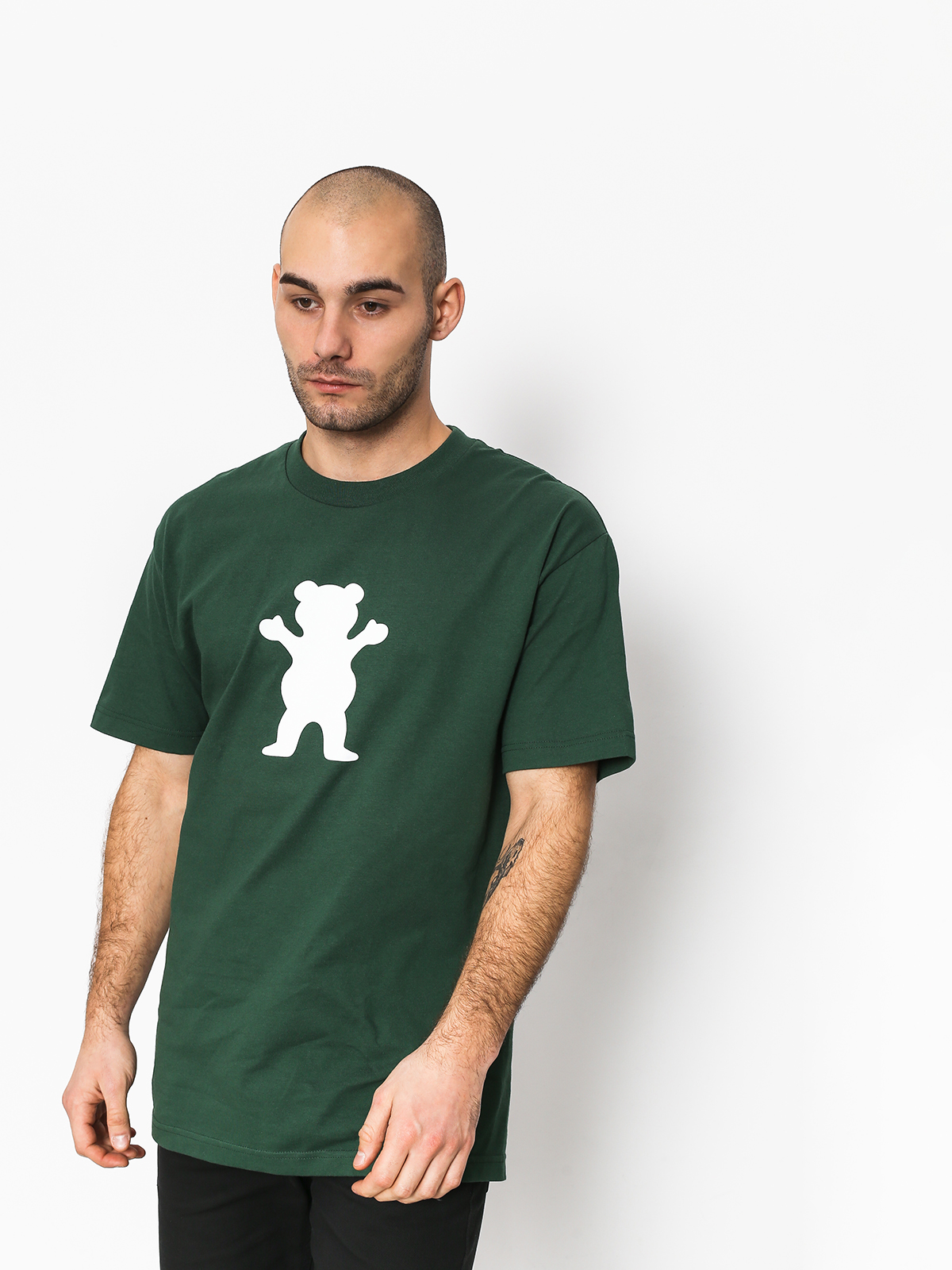 Grizzly Griptape Og Bear Basic Tee T-shirt (green)