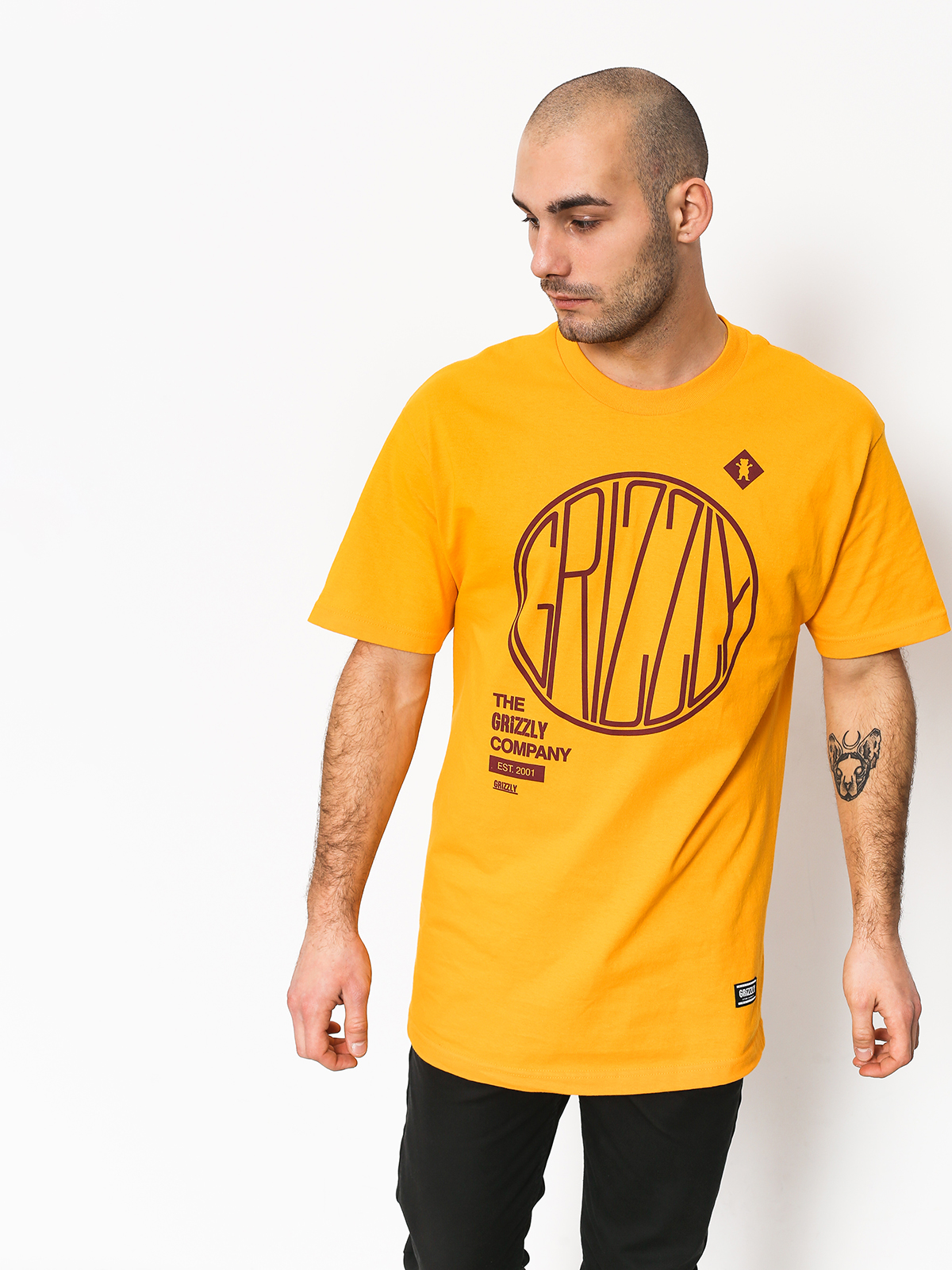 Grizzly Griptape Locomotive T-shirt (gold)