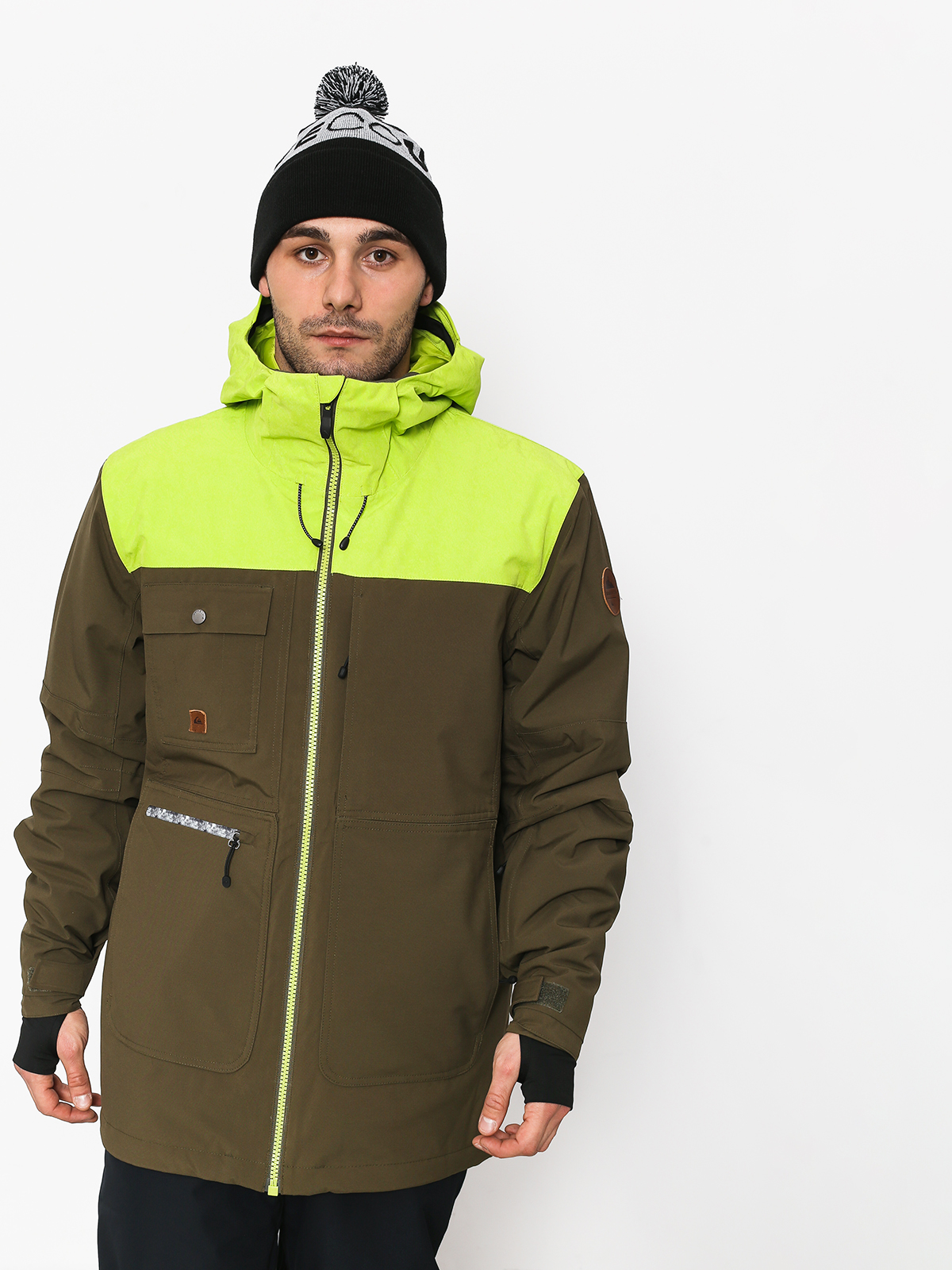 Mens Quiksilver Arrow Wood Snowboard jacket (grape leaf)