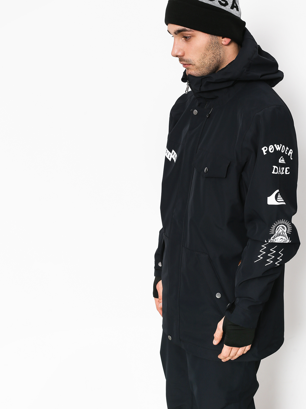 Herren Quiksilver In The Hood Snowboardjacke (black)
