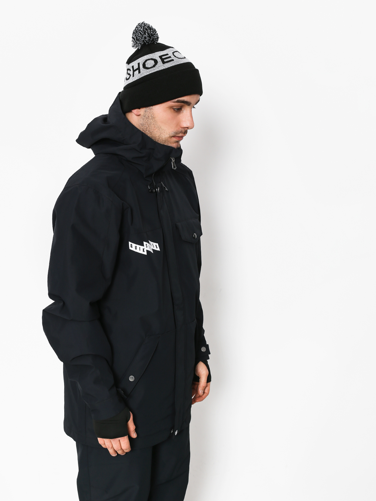 Herren Quiksilver In The Hood Snowboardjacke (black)