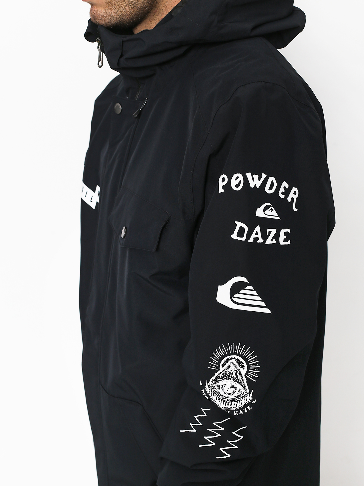 Herren Quiksilver In The Hood Snowboardjacke (black)