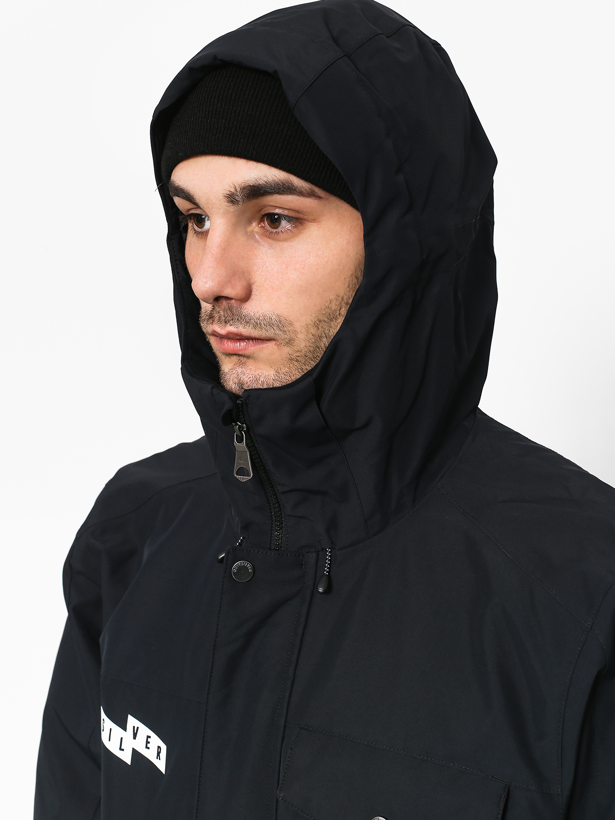 Herren Quiksilver In The Hood Snowboardjacke (black)