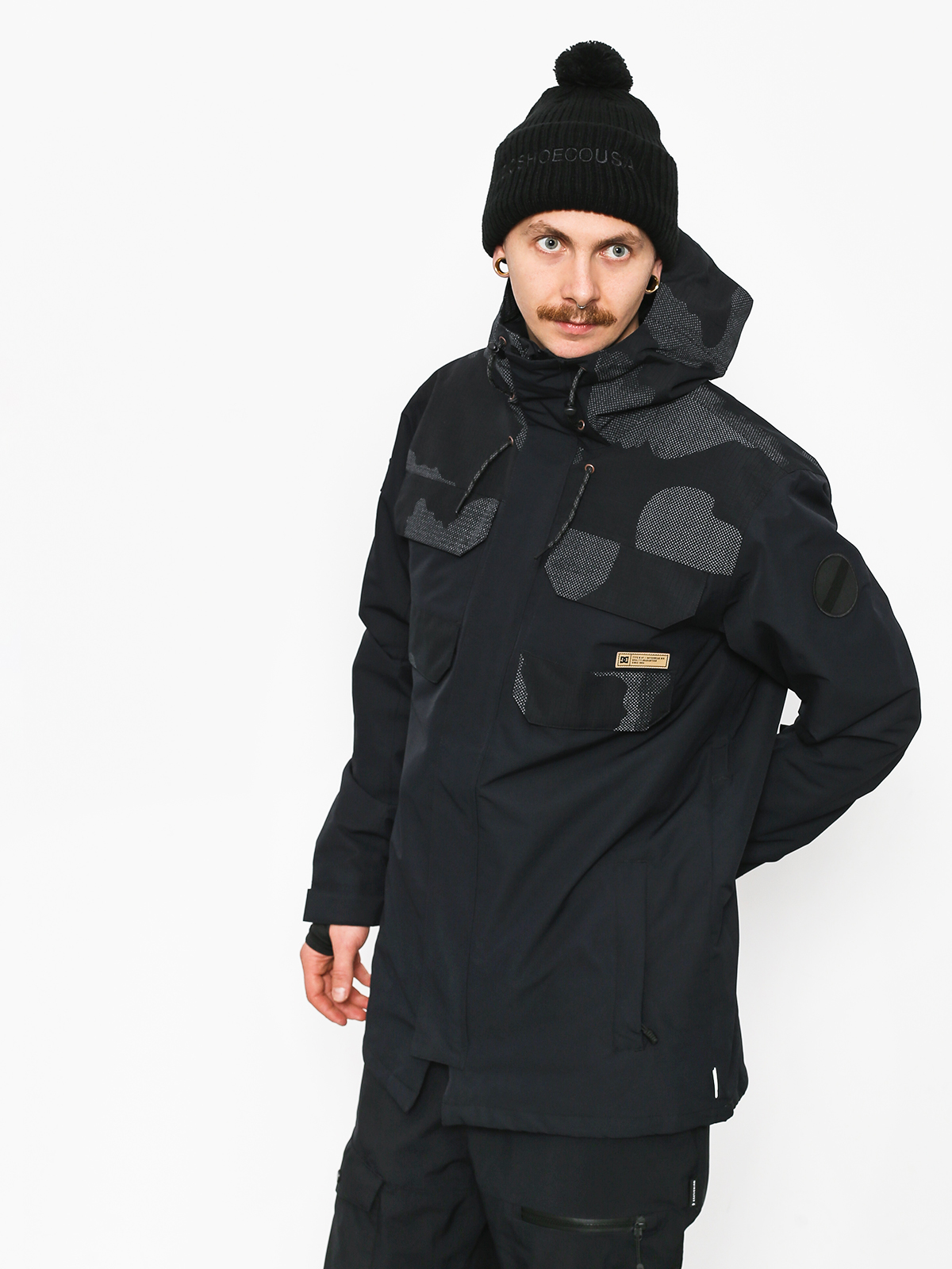 DC Haven Snowboard jacket black (blk reflective camo)