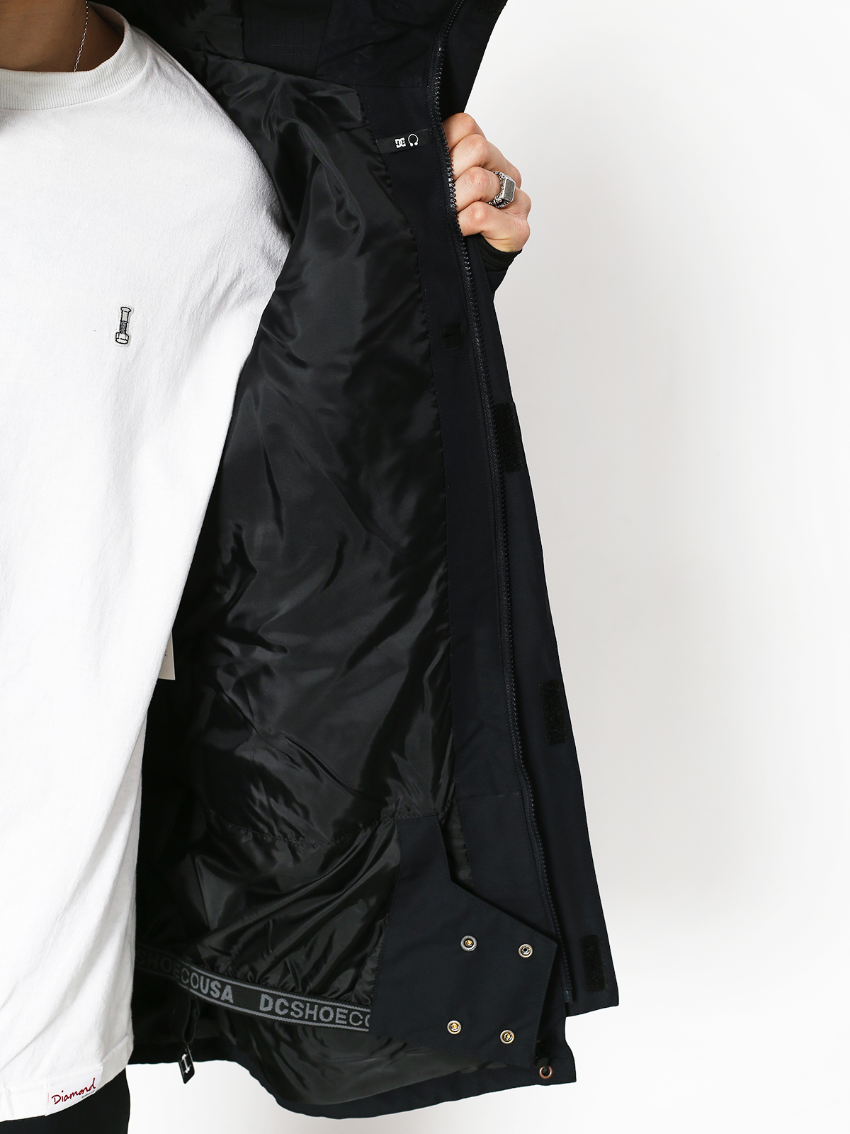 Mens DC Haven Snowboard jacket (blk reflective camo)