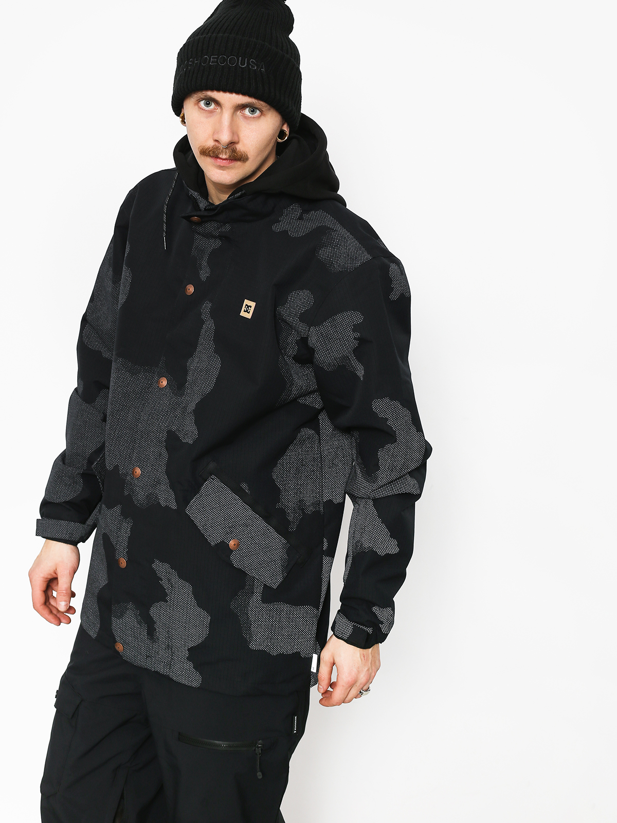 Mens DC Union Se Snowboard jacket (blk reflective camo)