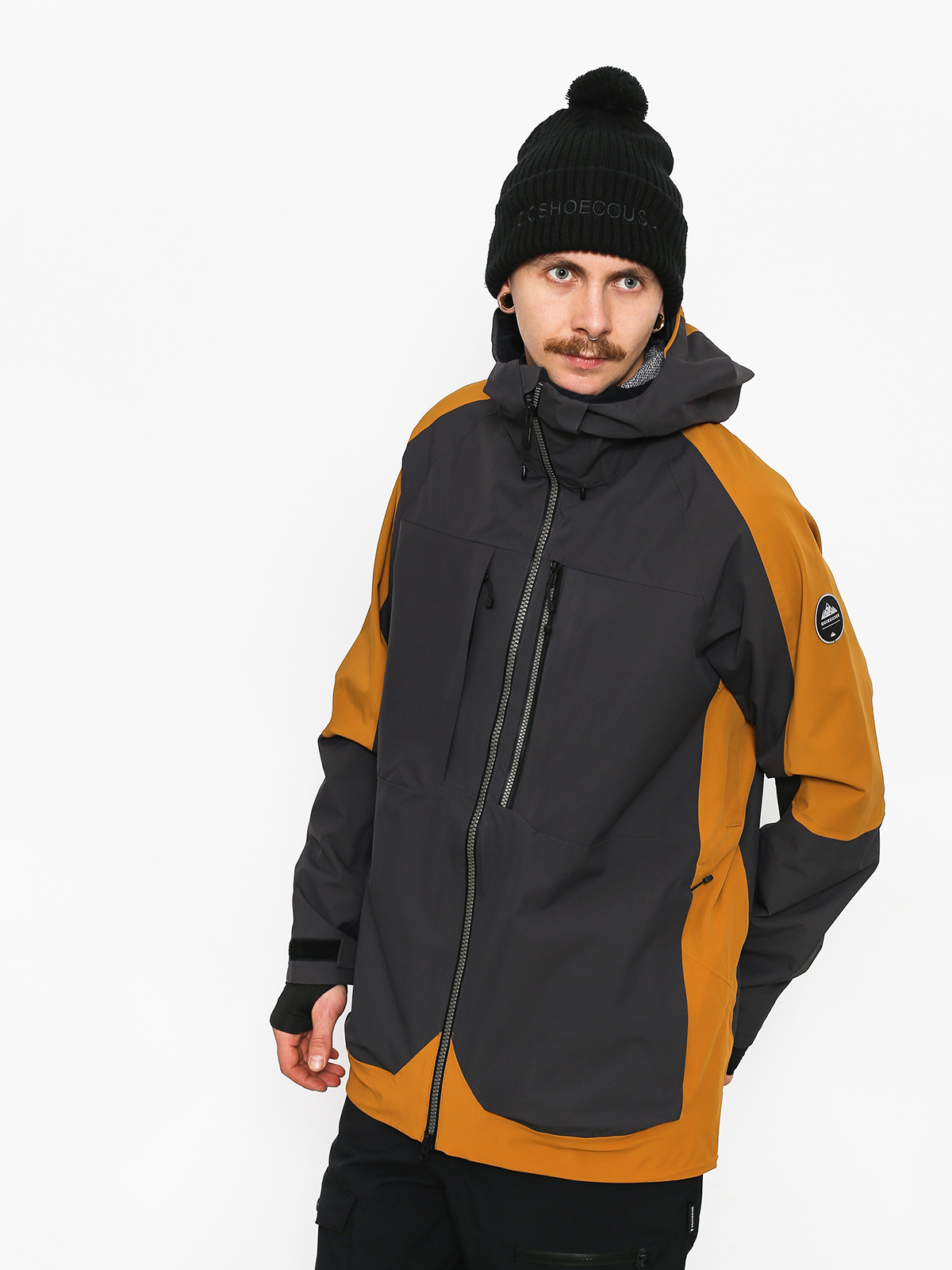 Mens Quiksilver Tr Stretch Snowboard jacket (golden brown)