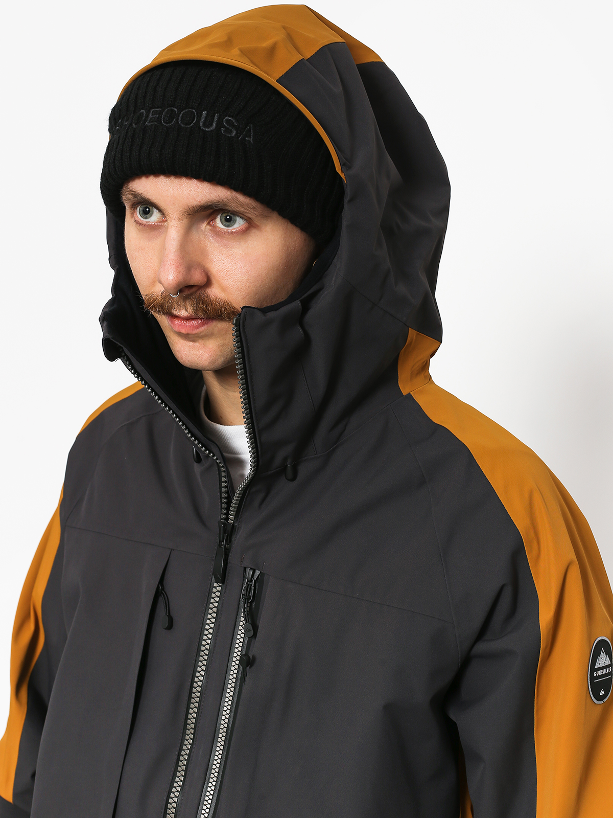 Mens Quiksilver Tr Stretch Snowboard jacket (golden brown)