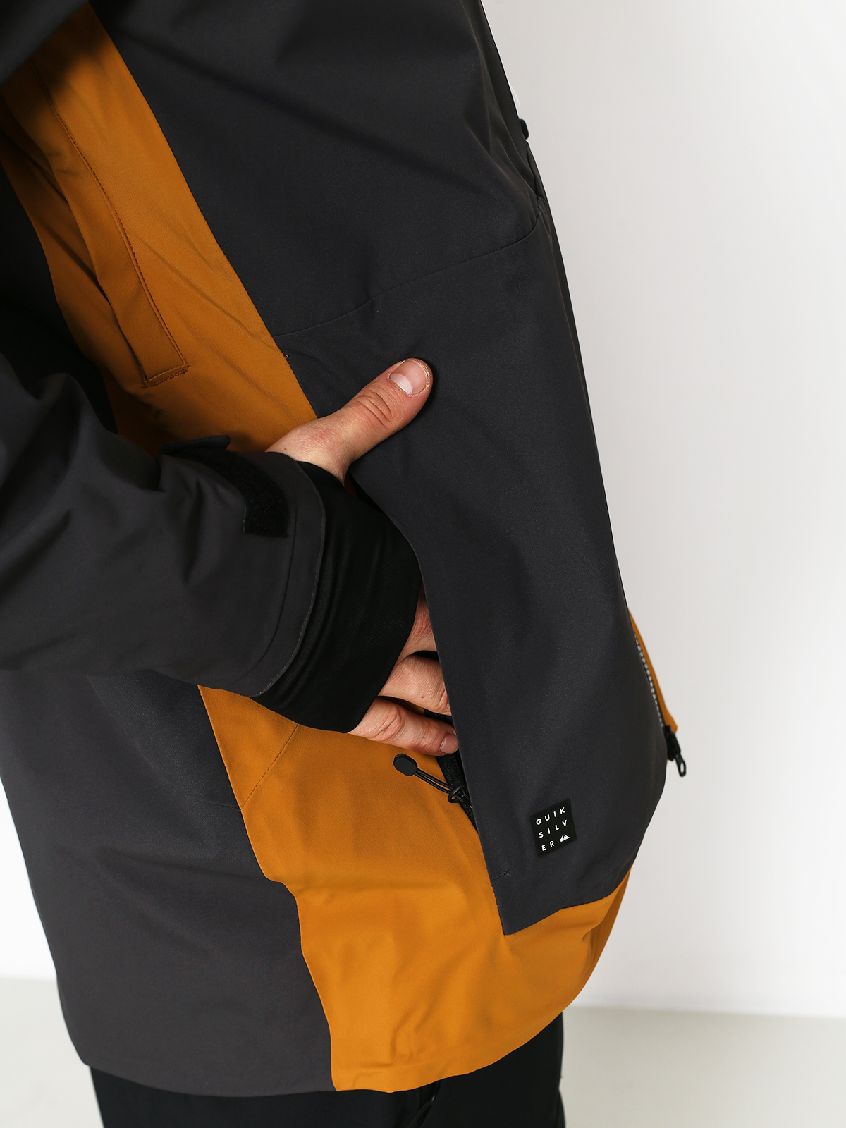 Mens Quiksilver Tr Stretch Snowboard jacket (golden brown)