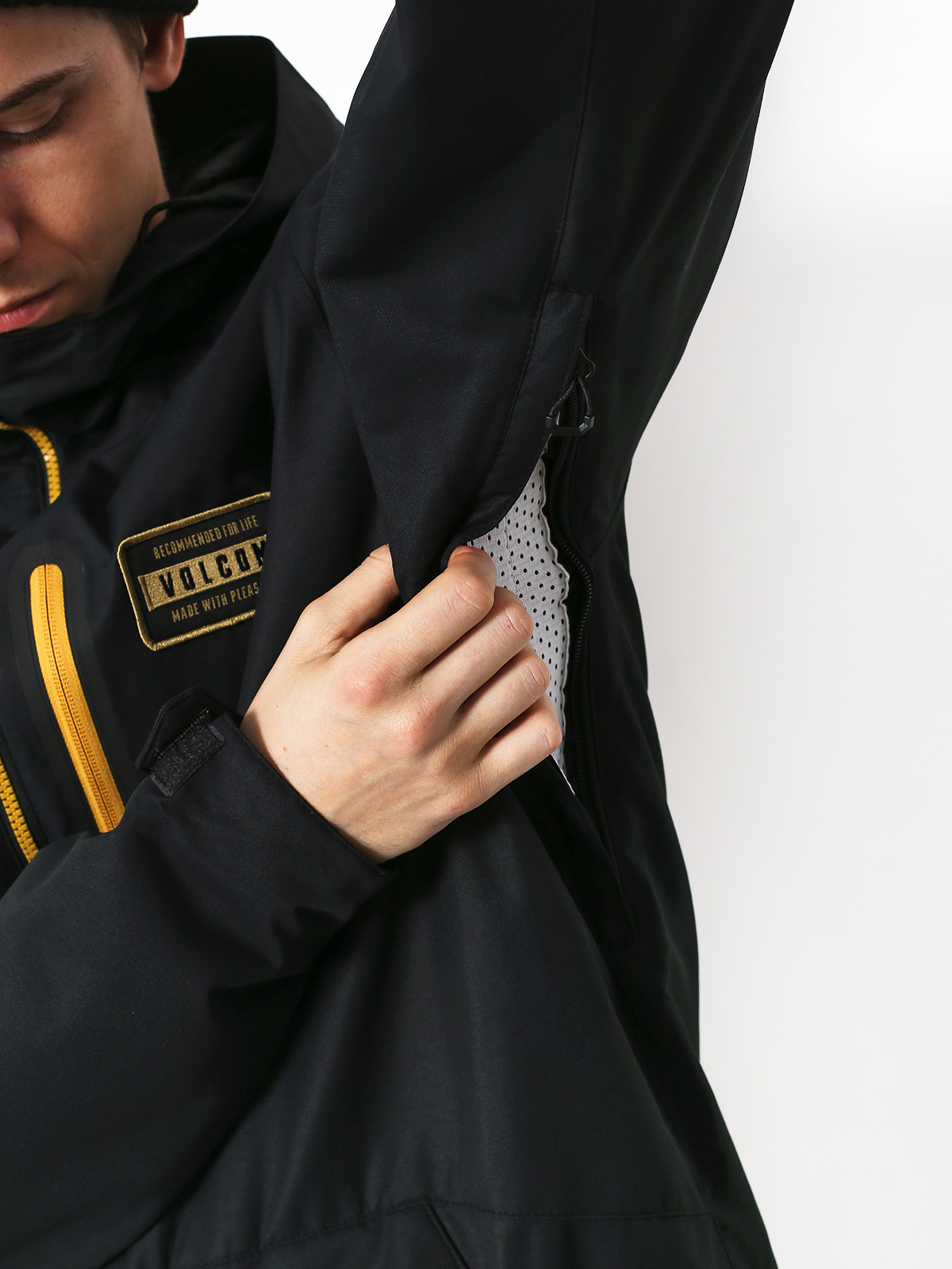 Mens Volcom Analyzer Ins Snowboard jacket (blk)