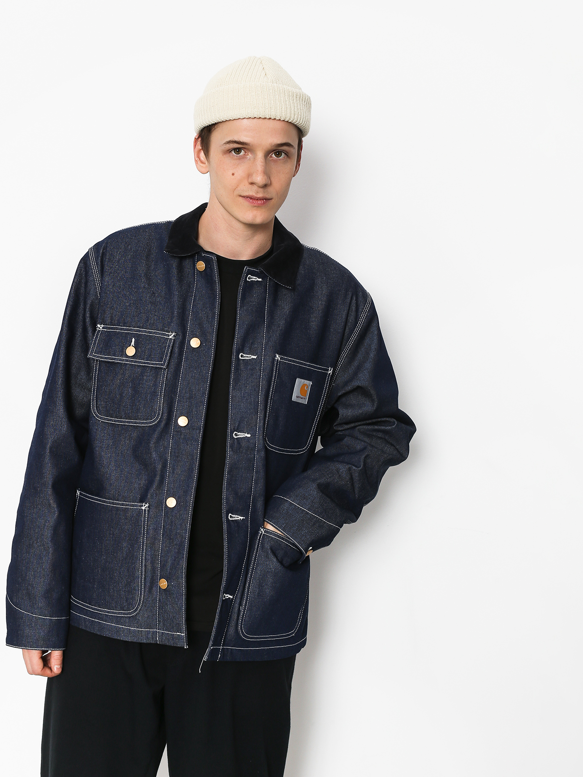 Carhartt WIP Michigan Chore Coat Jacket (blue rigid)