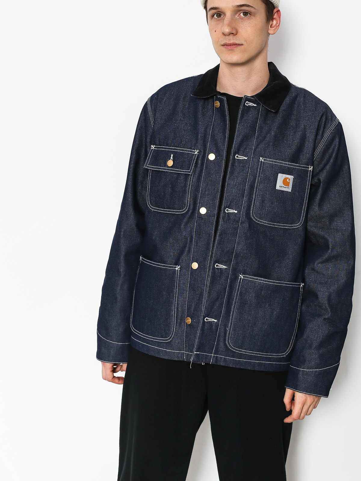 Carhartt WIP Michigan Chore Coat Jacket (blue rigid)