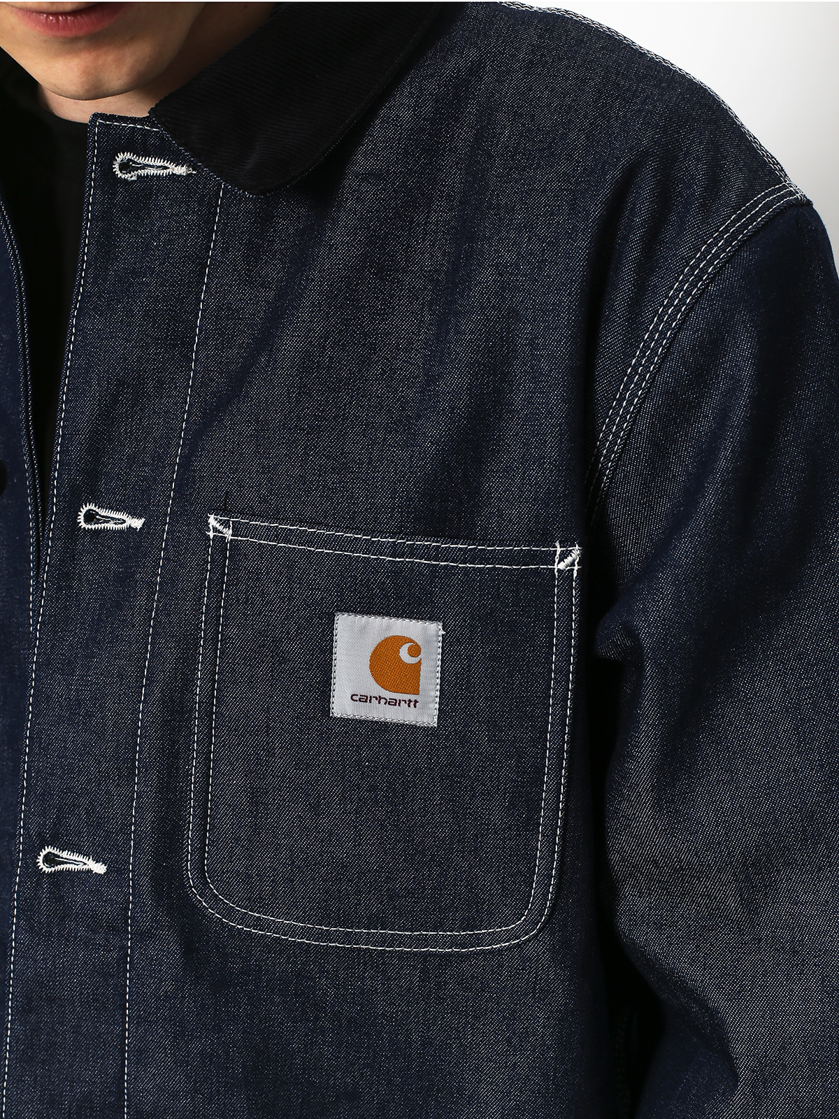 Carhartt WIP Michigan Chore Coat Jacket (blue rigid)
