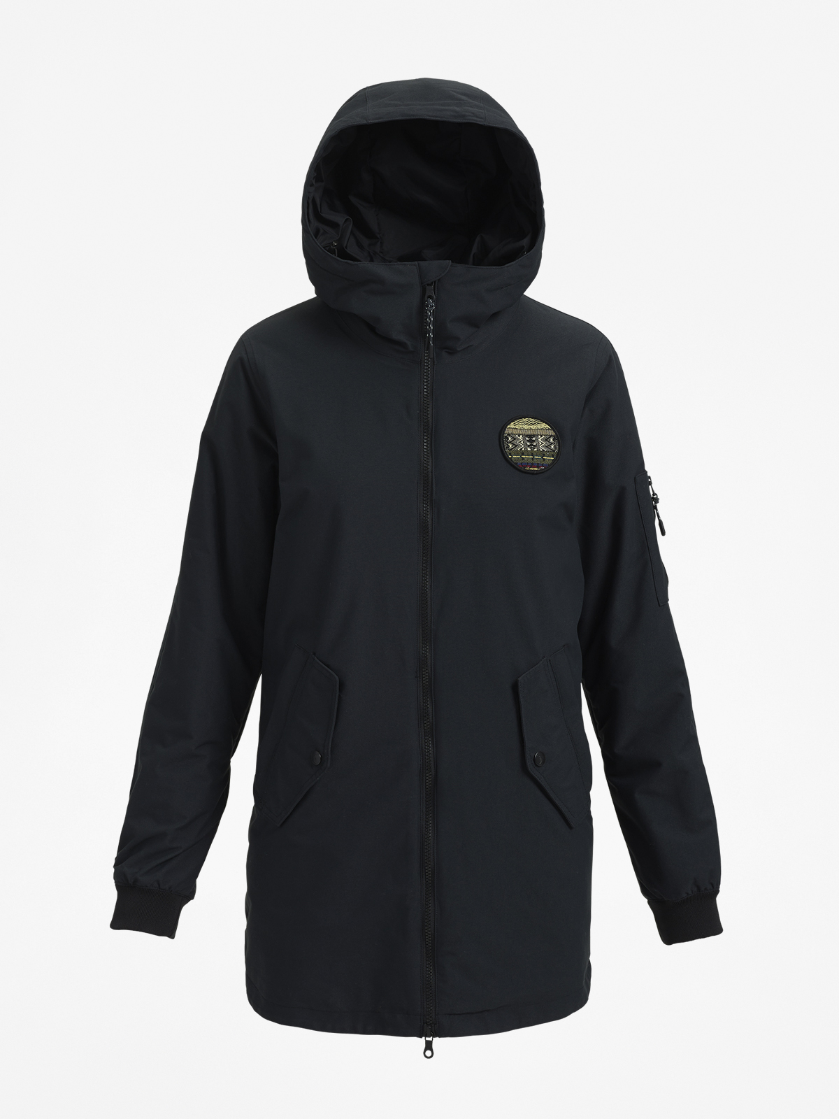 Womens Burton Mossy Maze Snowboard jacket (true black)
