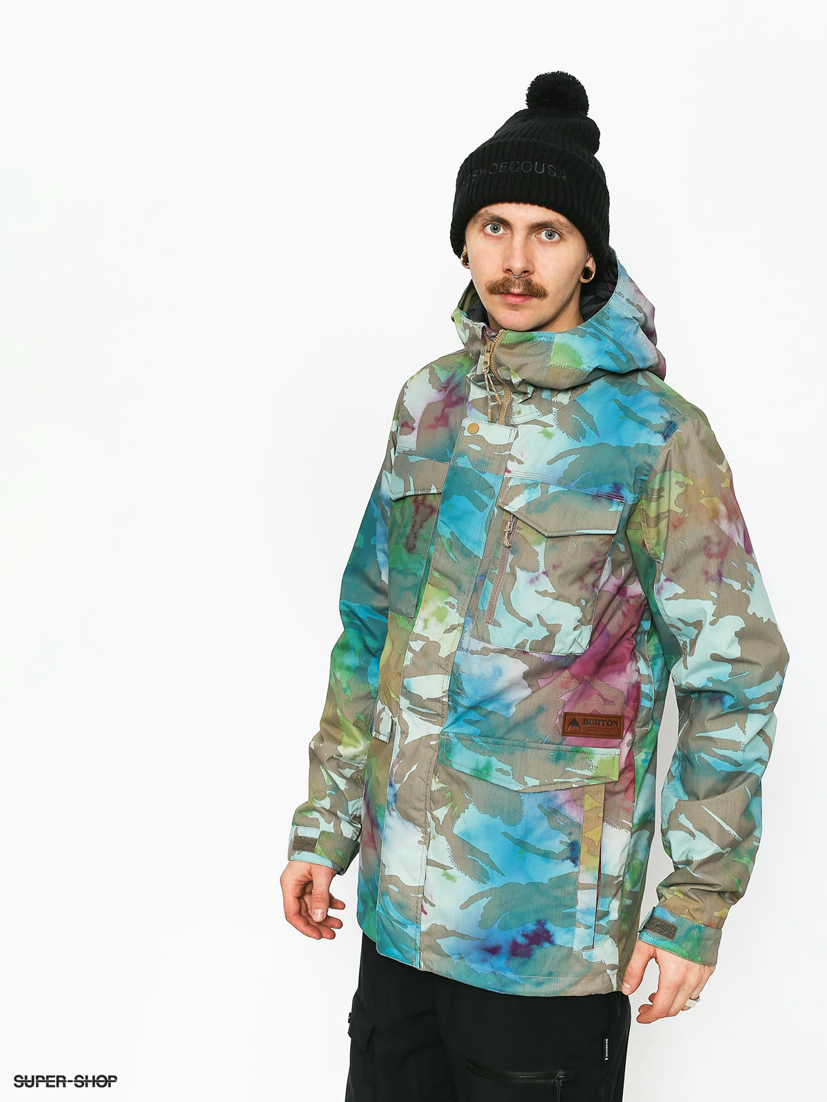 burton snowboard jacket camo