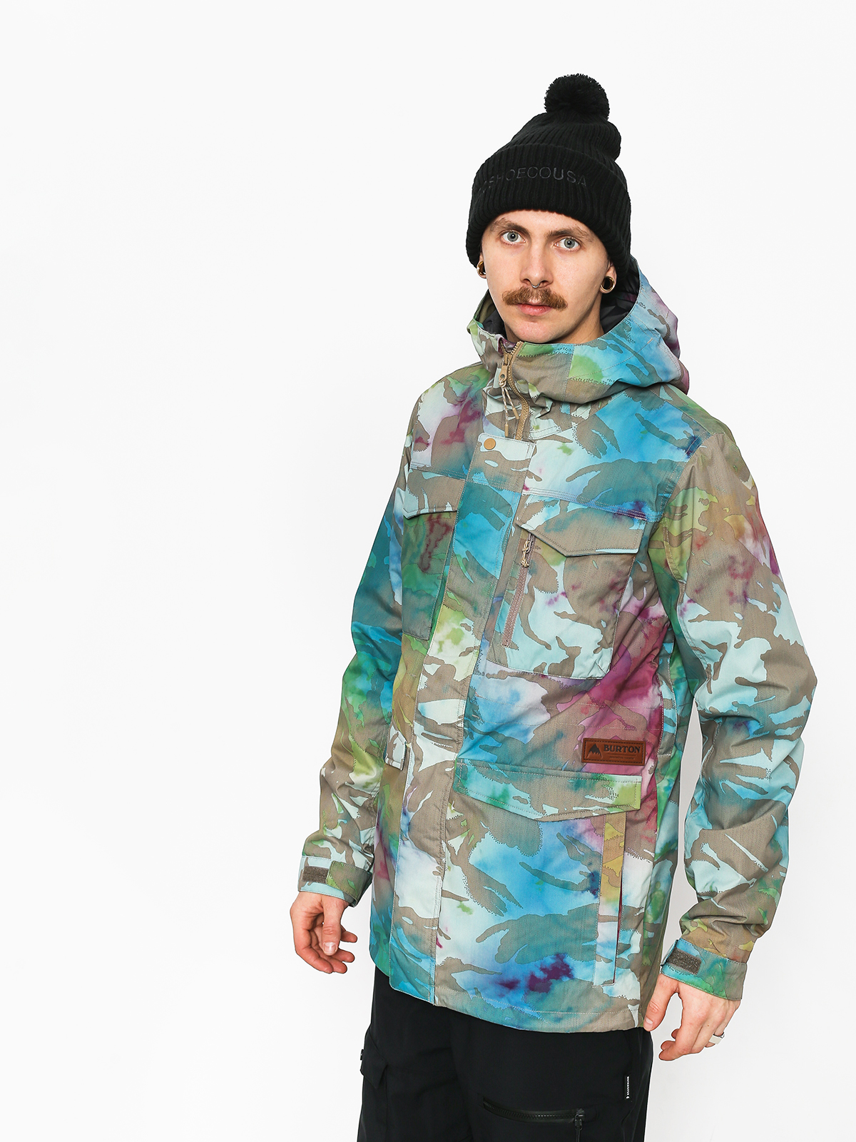 Mens Burton Snowboard jacket Covert (festival camo)